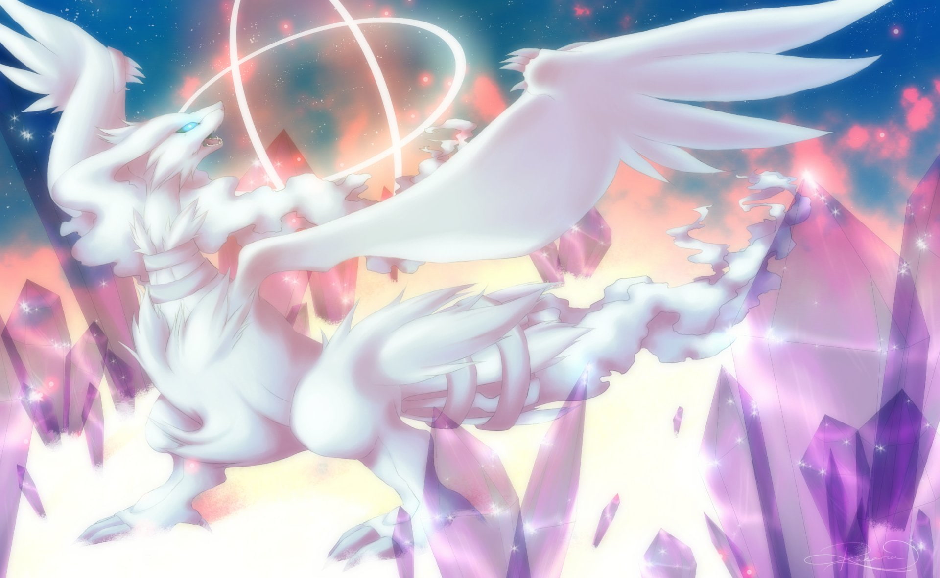 1080P, Reshiram (Pokémon), Pokémon, HD Wallpaper