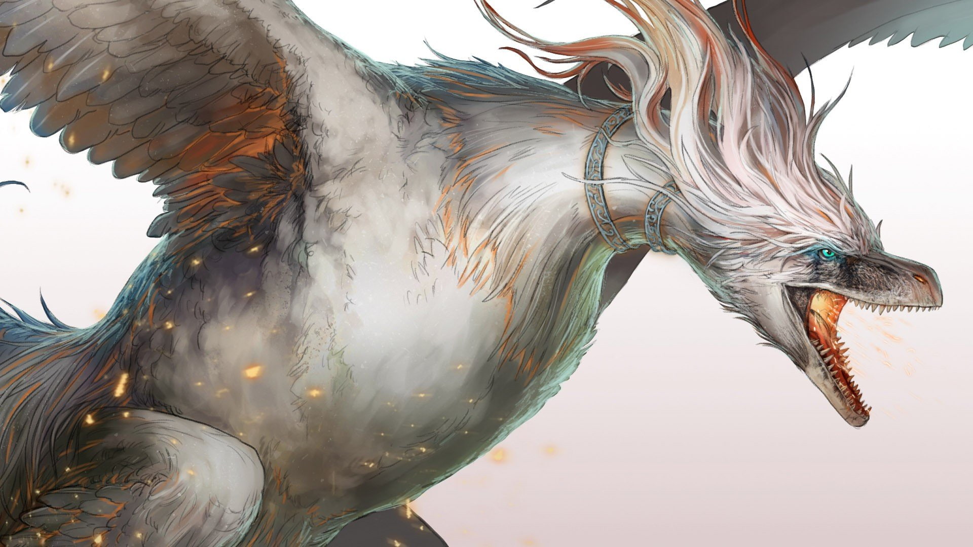 1080P, pokemon, reshiram, HD Wallpaper