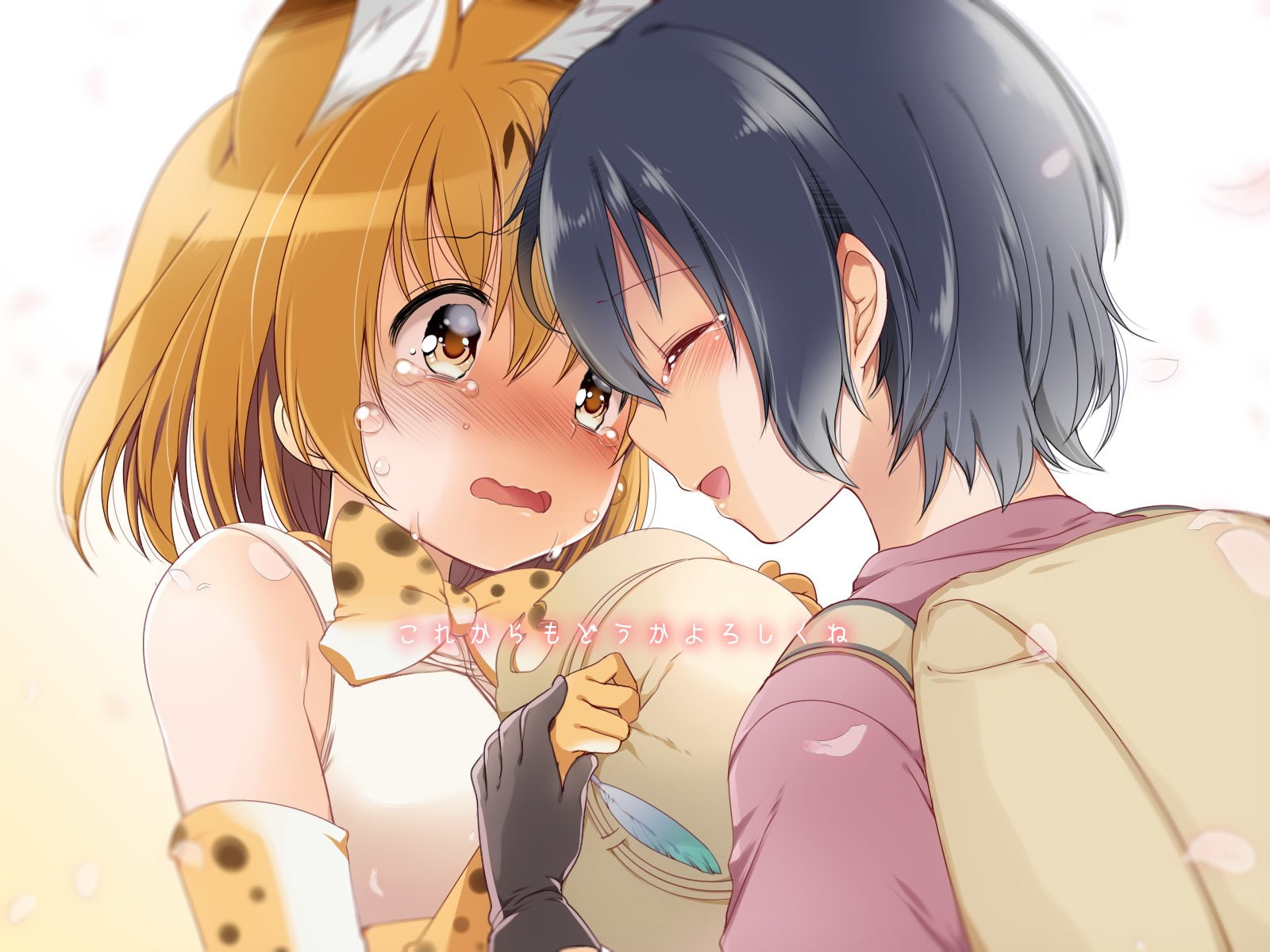 Anime, Serval (Kemono Friends), Kaban (Kemono Friends), 720P, Kemono Friends, HD Wallpaper