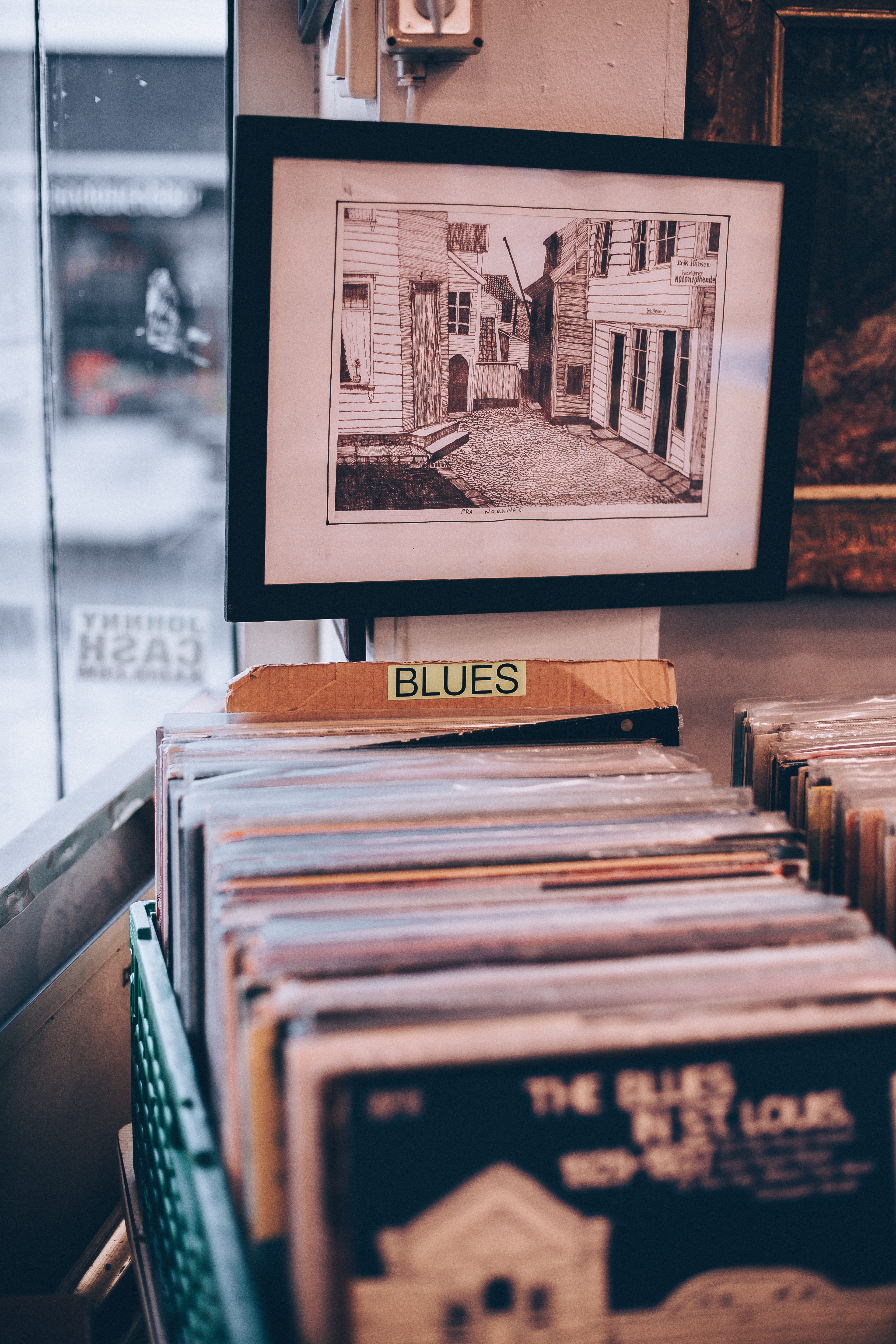 records, jazz, education, novel, sign, journey, frame, stack, room, communication, no people, shelf, 5K, retail, text, bergen, close-up, record store, Phone HD Wallpaper