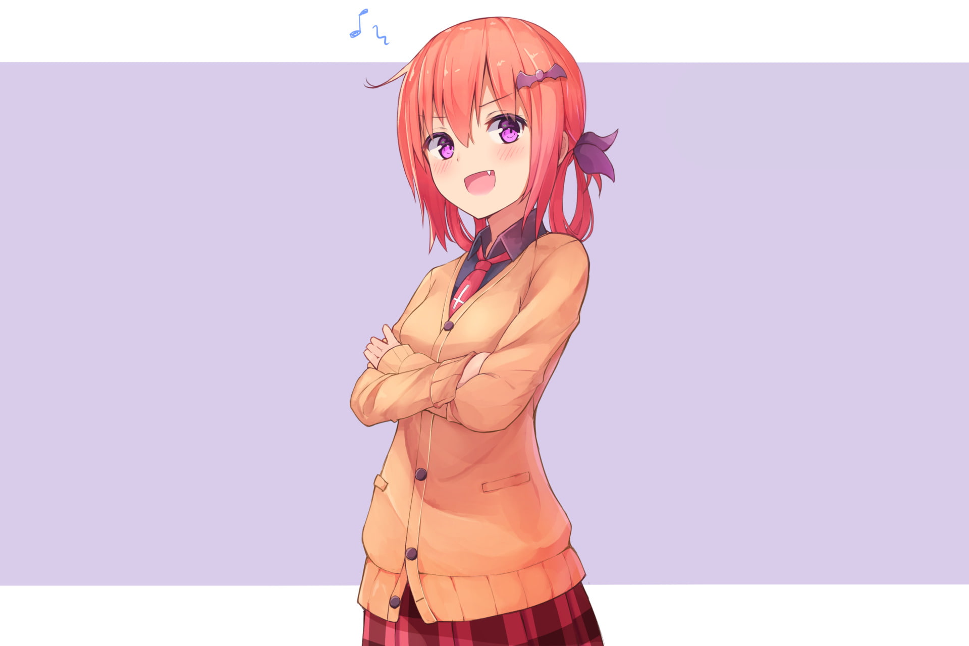 Gabriel DropOut, 1080P, Satanichia Kurumizawa McDowell, Anime, HD Wallpaper
