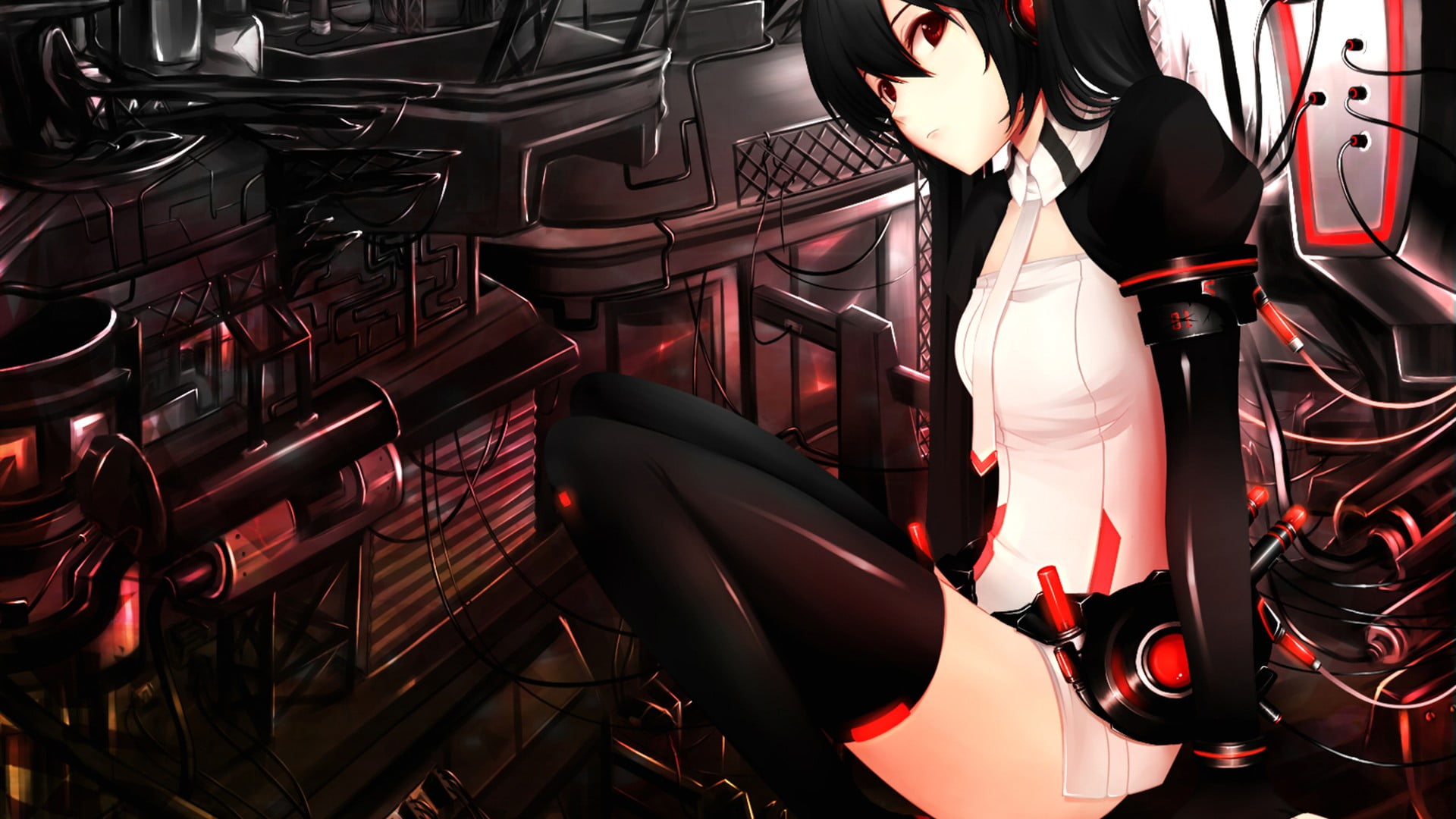 real people, occupation, music, one person, Vocaloid, adult, technology, metal, anime, illuminated, lifestyles, leisure activity, full length, HD Wallpaper