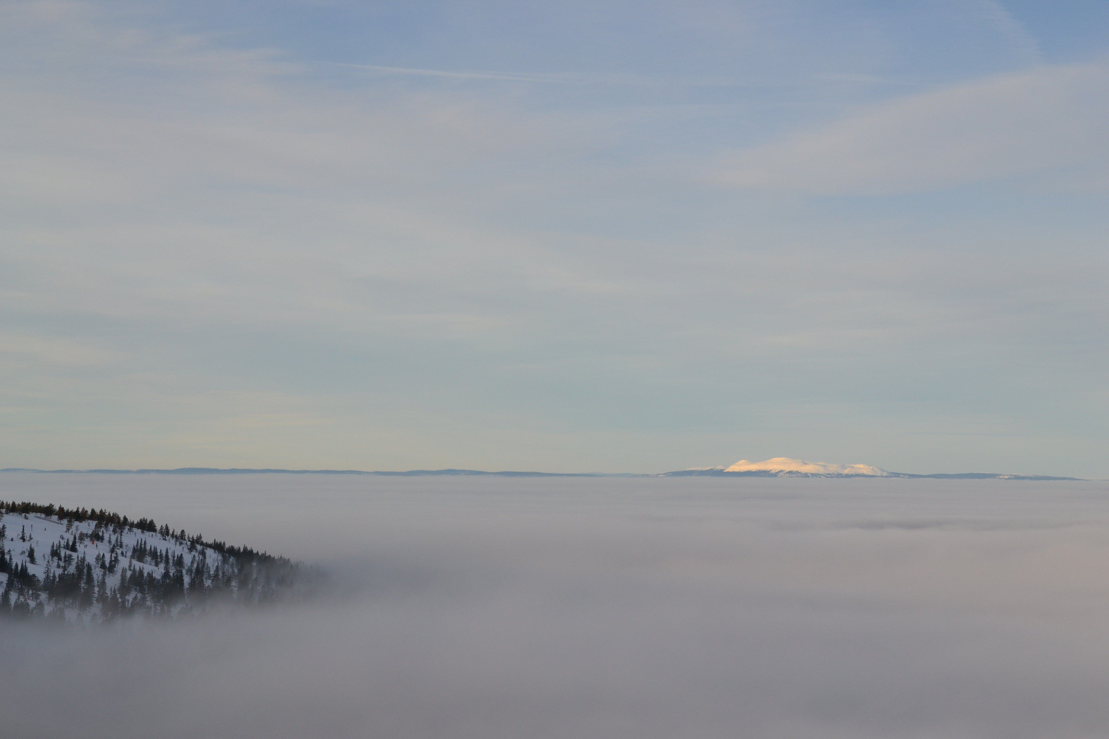 landscape, mountains, Cold, mist, Oakley, clouds, 4K, HD Wallpaper