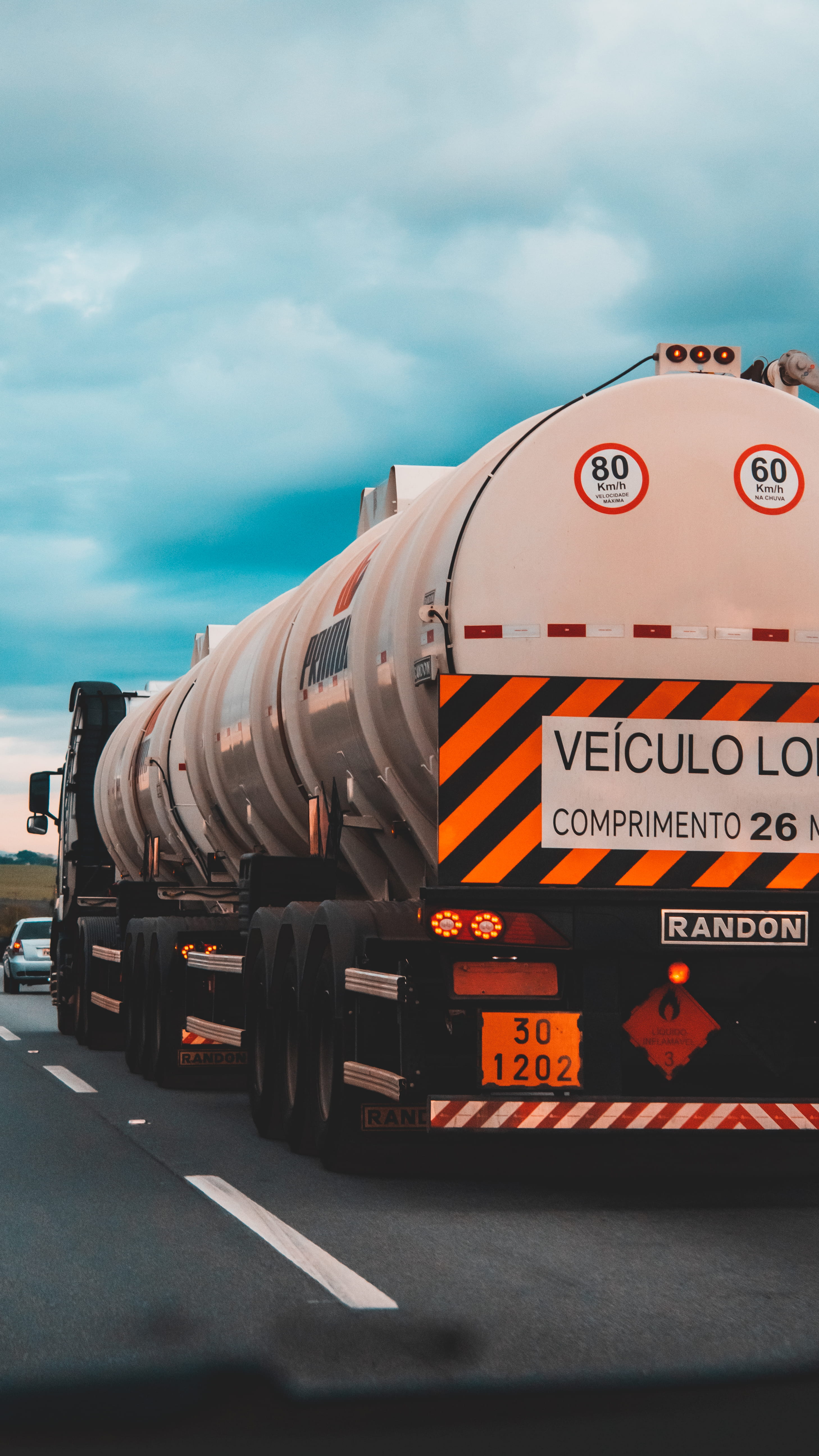 outdoors, business, oil, semi-truck, brazil, motor, trucking, freight transportation, tanker, land vehicle, motion, cloud - sky, trailer truck, train, locomotive, Phone HD Wallpaper