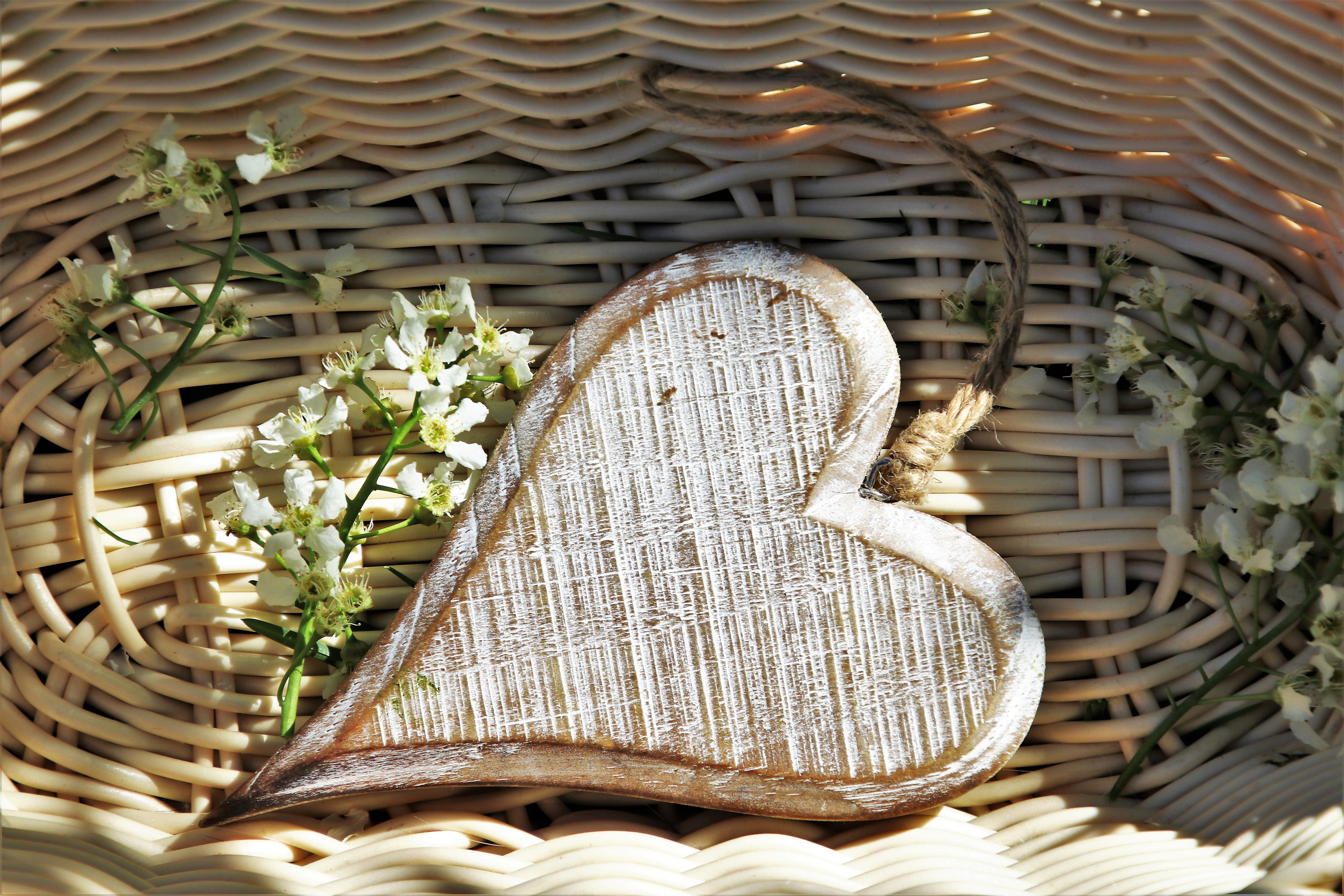 wooden, still life, made by hand, sunlight, ornament, ornaments, pastel, healthy eating, 5K, plant part, basket, leaf, traditional, day, the structure of the, HD Wallpaper