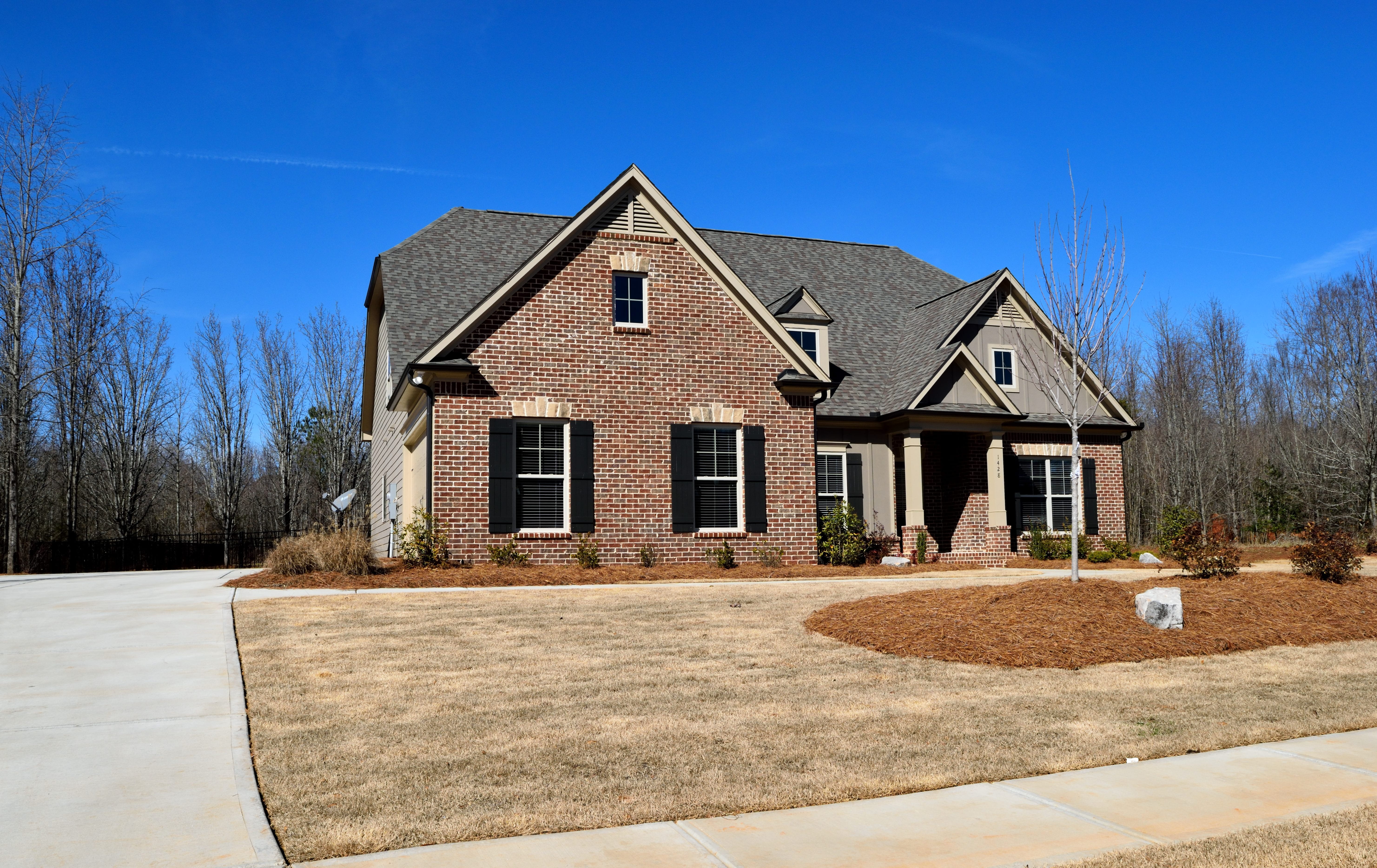 housing, sky, home ownership, wood, built structure, neighborhood, garage, grass, building exterior, driveway, no people, entrance, wealth, housing development, HD Wallpaper