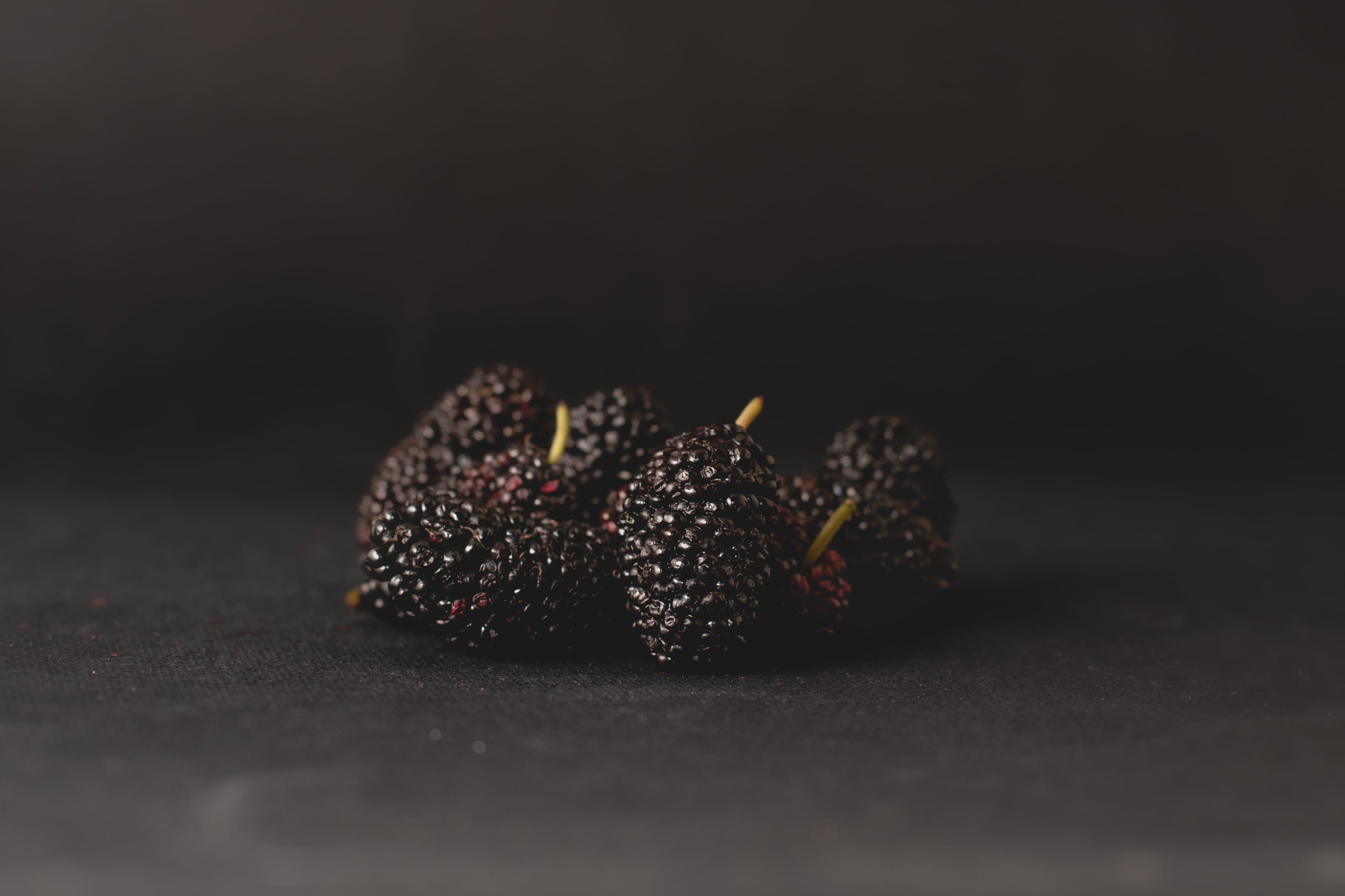 shiraz, nature, yellow, cherry, creme, cake, single object, food, black background, strawberry, healthy eating, wellbeing, plant, confectionery, berry, HD Wallpaper