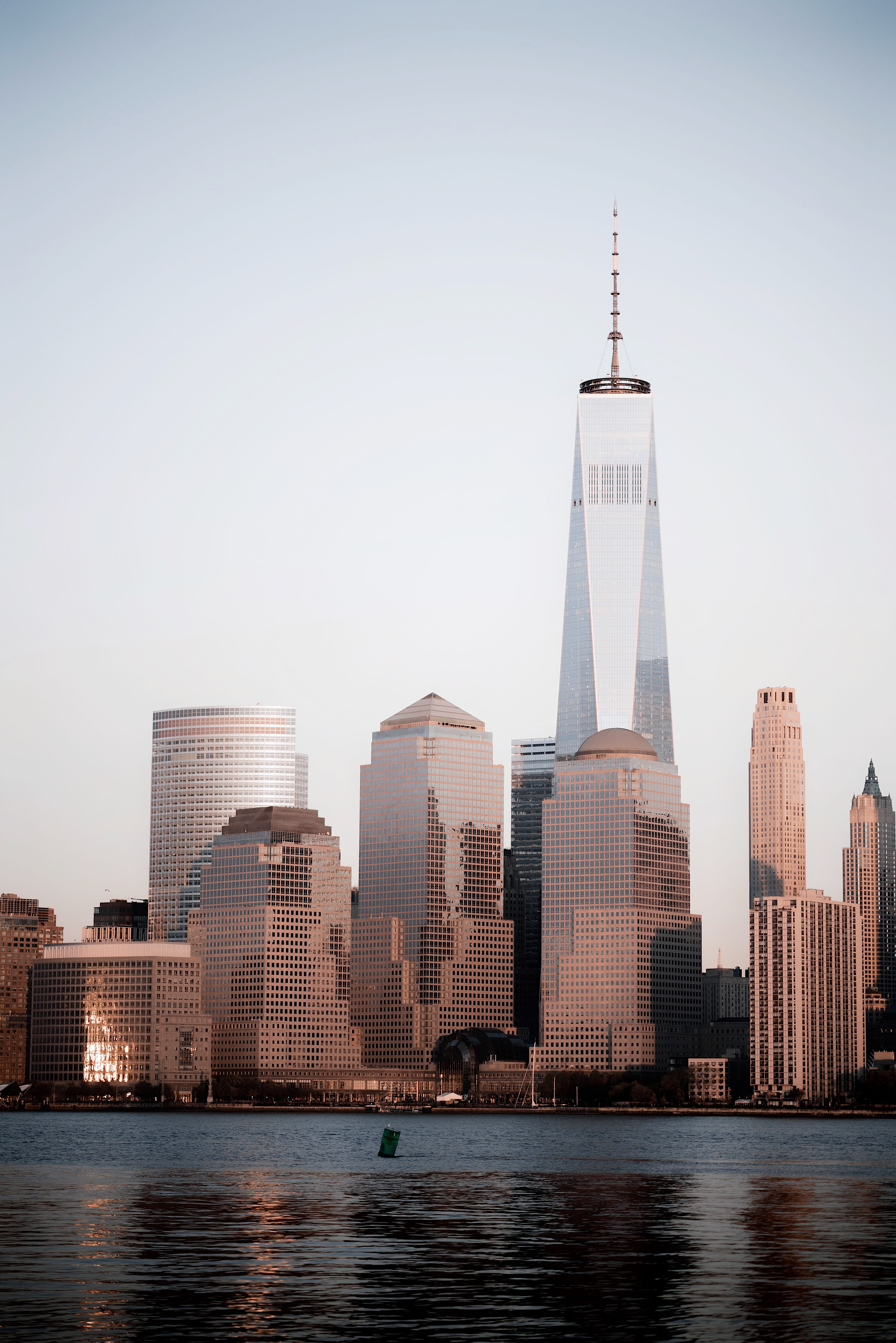 city Life, high, nyc, waterfront, famous Place, business, travel, illustration, outdoors, world Trade Center - Manhattan, day, downtown District, travel Destinations, Phone HD Wallpaper