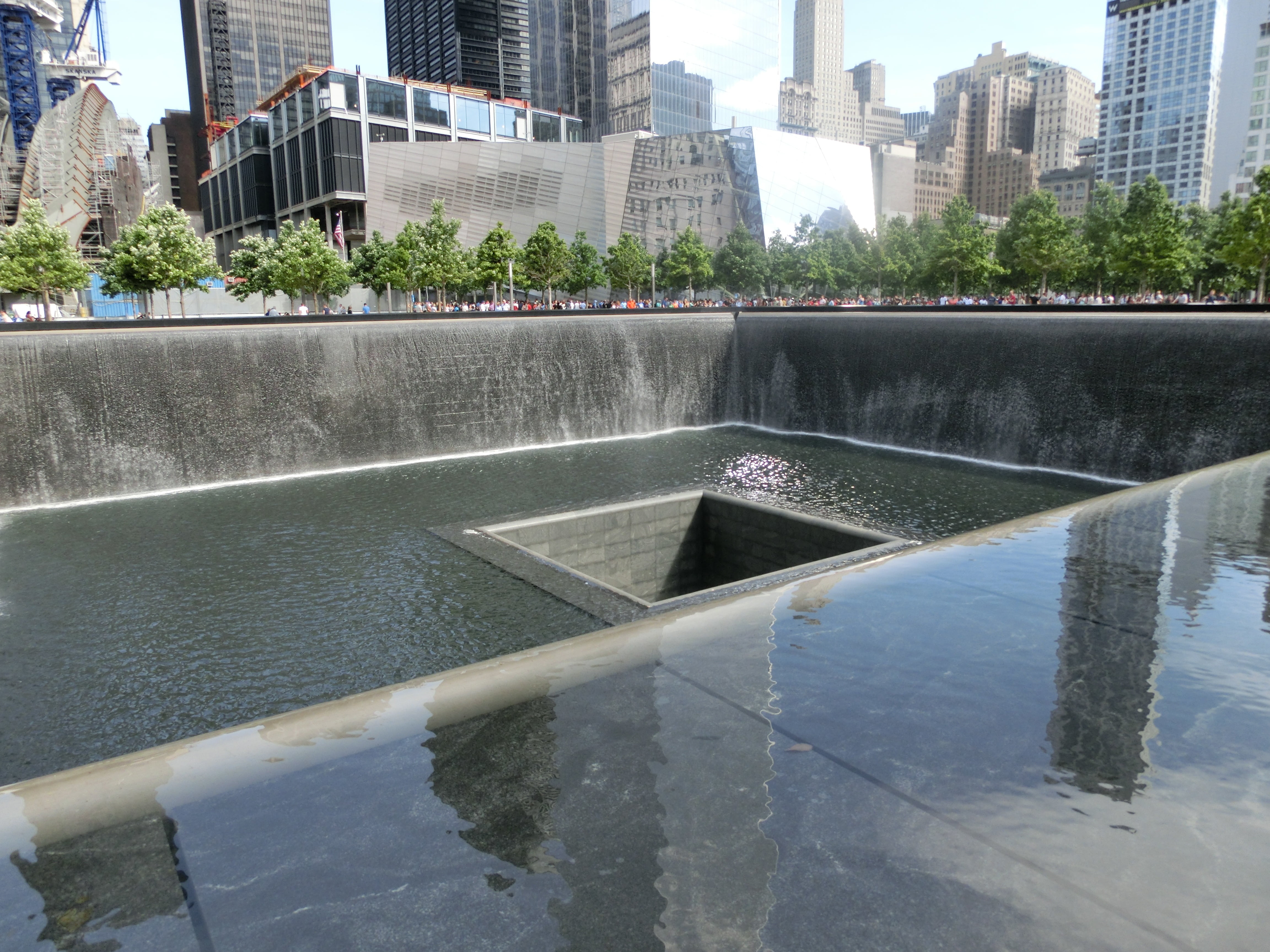 office building exterior, tall - high, usa, city, reflection, world trade center, nature, ground zero, modern, financial district, plant, 4K, no people, HD Wallpaper
