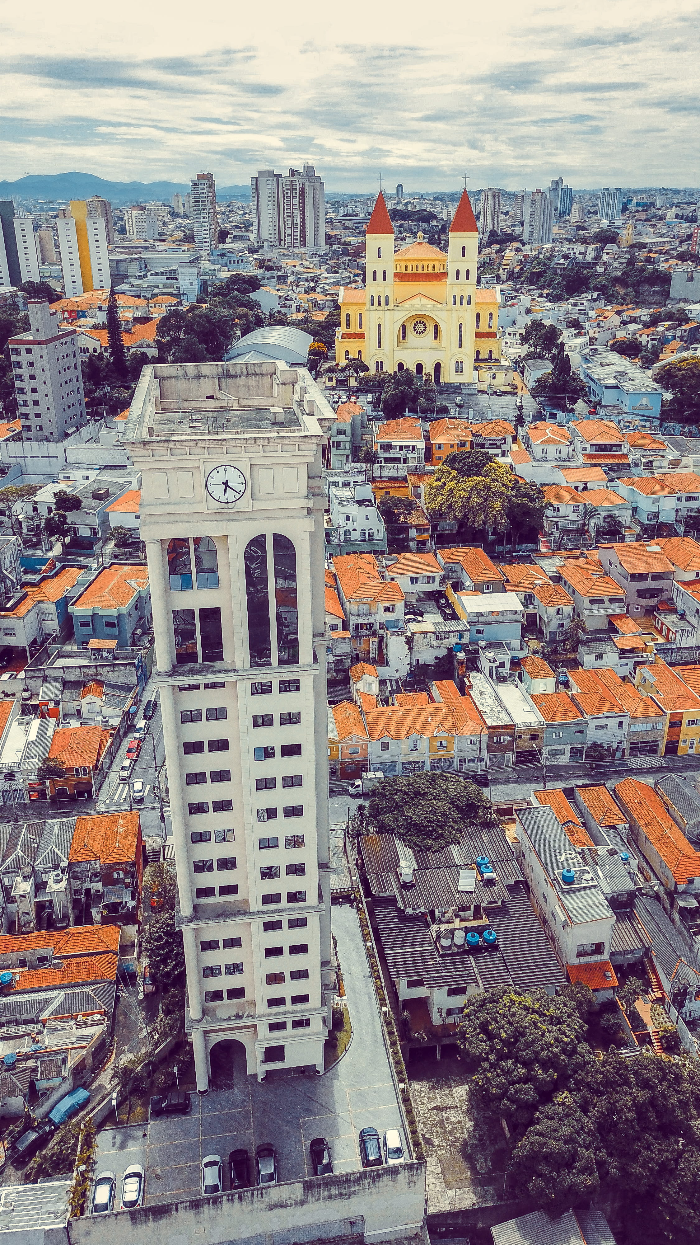 road, 4K, skyscraper, brazil, panoramic, guaiauna, architecture, sky, cloud - sky, urban, no people, office building exterior, town, residential district, Phone HD Wallpaper