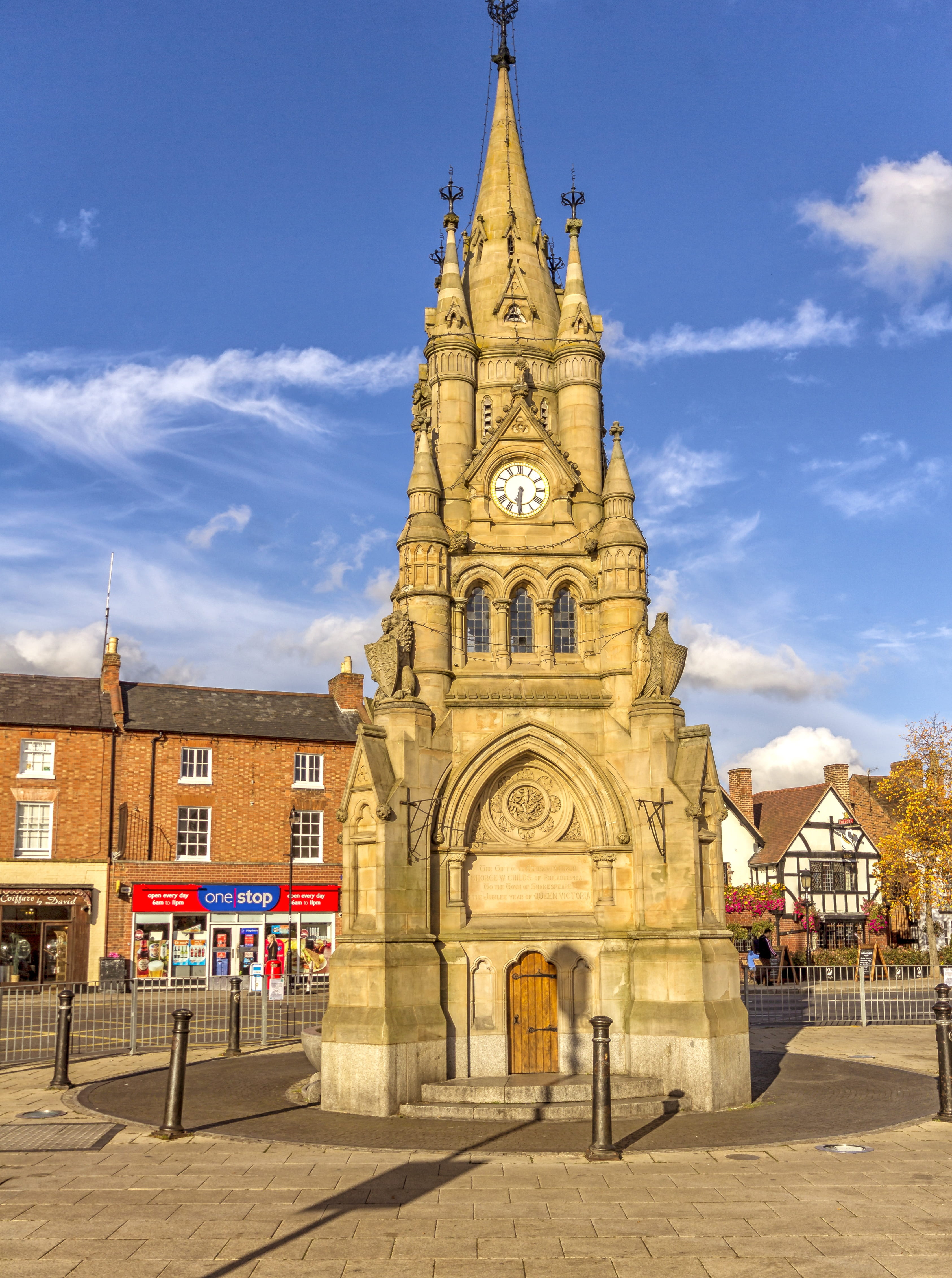 shakespeare, belief, Stratford Upon Avon, outdoors, place of worship, architecture, building, stone, avon, nature, Central, history, street, urban, the past, Phone HD Wallpaper