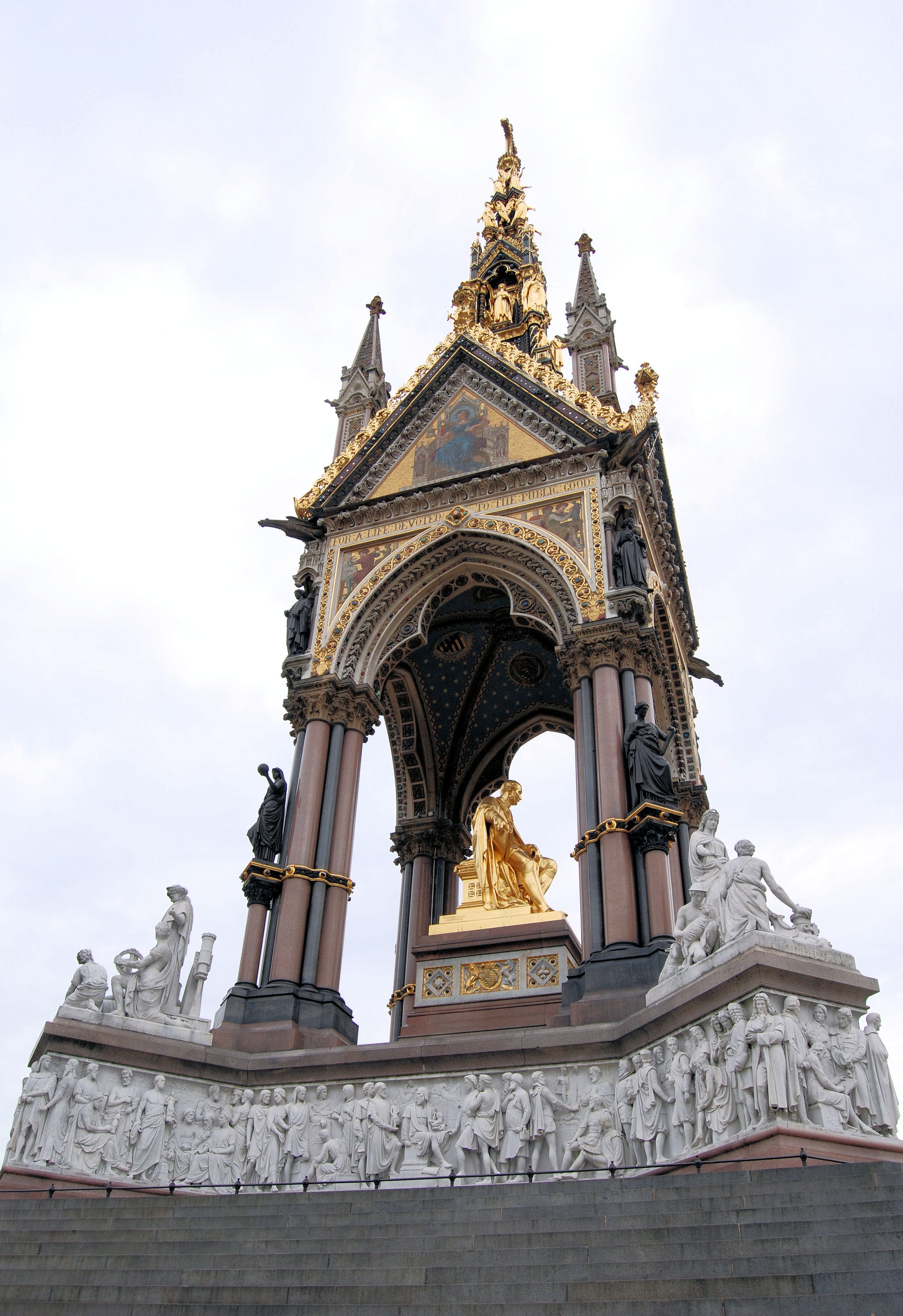 representation, construction, church, albert, belief, Kensington Gardens, built structure, human representation, kensington, building Exterior, gardens, Phone HD Wallpaper