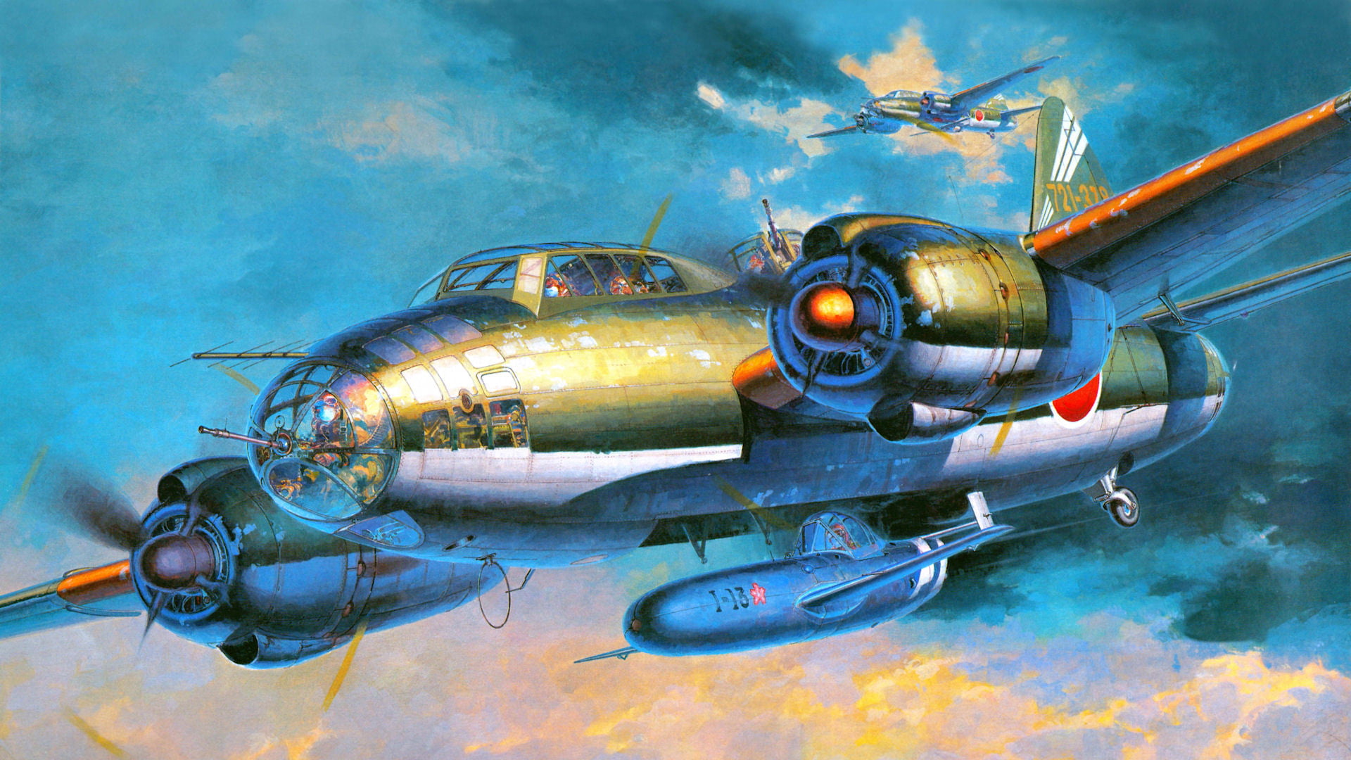 tank, day, seafood, indoors, sea, Mitsubishi, nature, Ohka, airplane, air vehicle, flying, military, G4M, plaque, the winged bomb, figure, crustacean, Yokosuka, HD Wallpaper