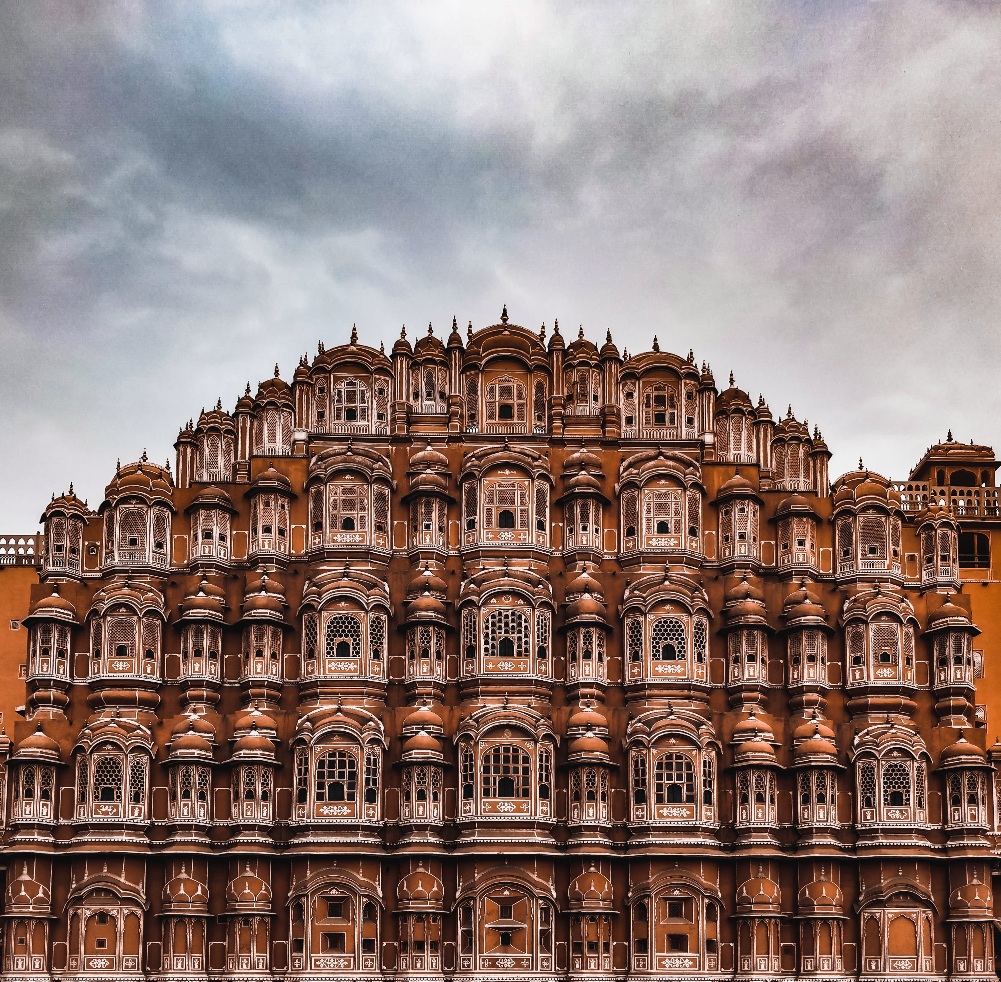 day, pink city, travel destinations, outdoors, india, building exterior, no people, building, culture, sunset, architecture, low angle view, apartment, HD Wallpaper