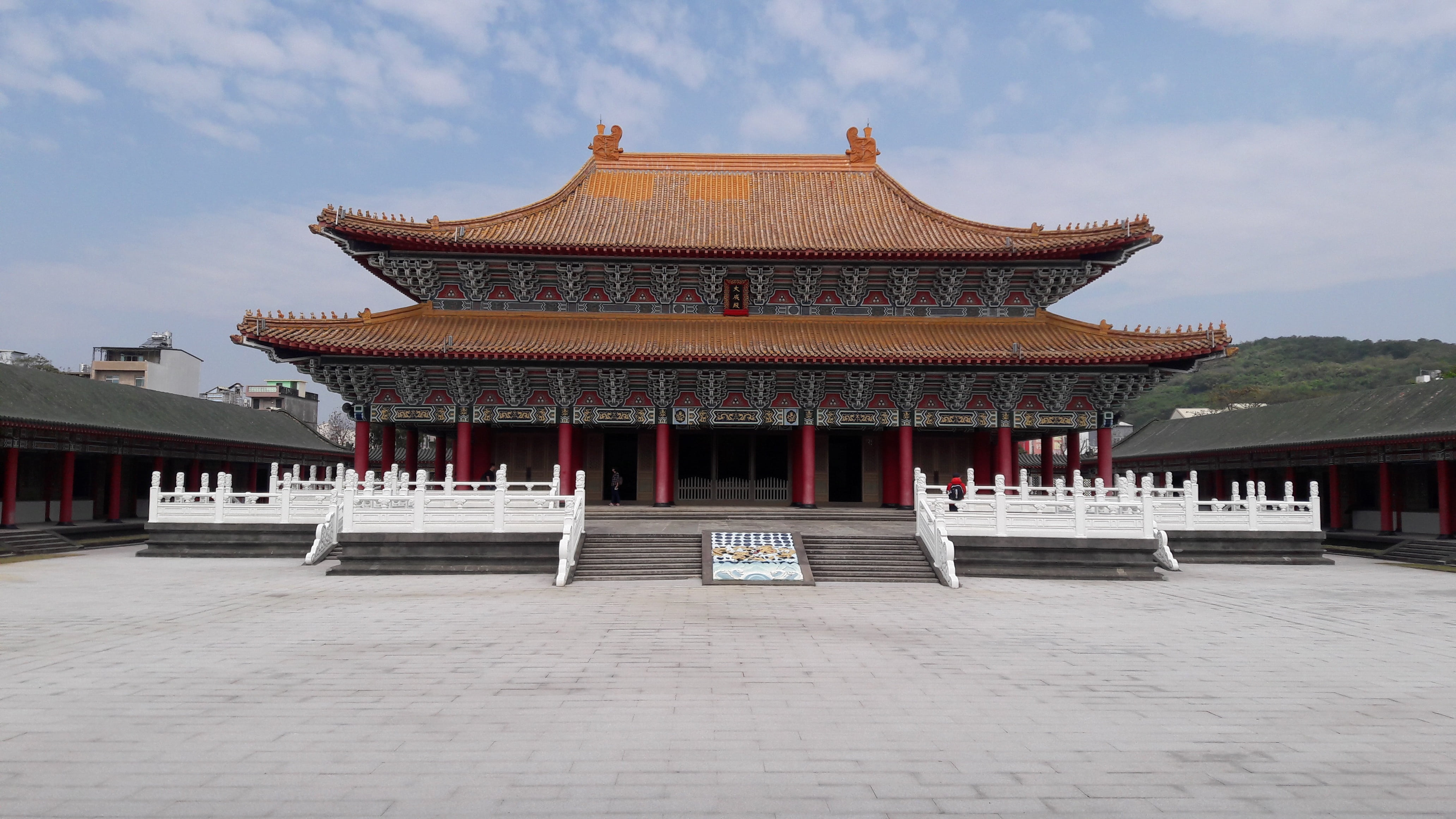 china - East Asia, history, no people, the past, beijing, cloud - sky, cultures, famous Place, tourism, confucian temple, china wind, architecture, nature, HD Wallpaper