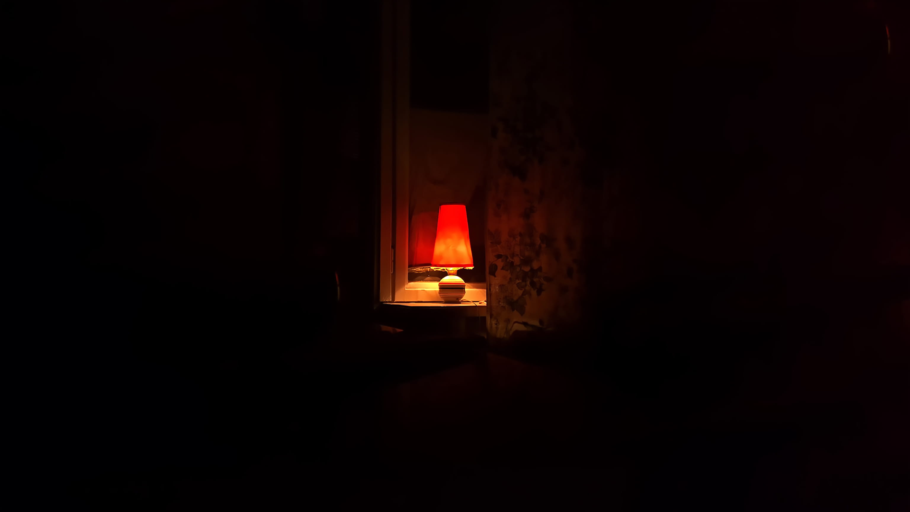 indoors, room, night, dark, nature, family, belief, inside, home, surface, top, wall - building feature, electric lamp, orange, illuminated, architecture, HD Wallpaper