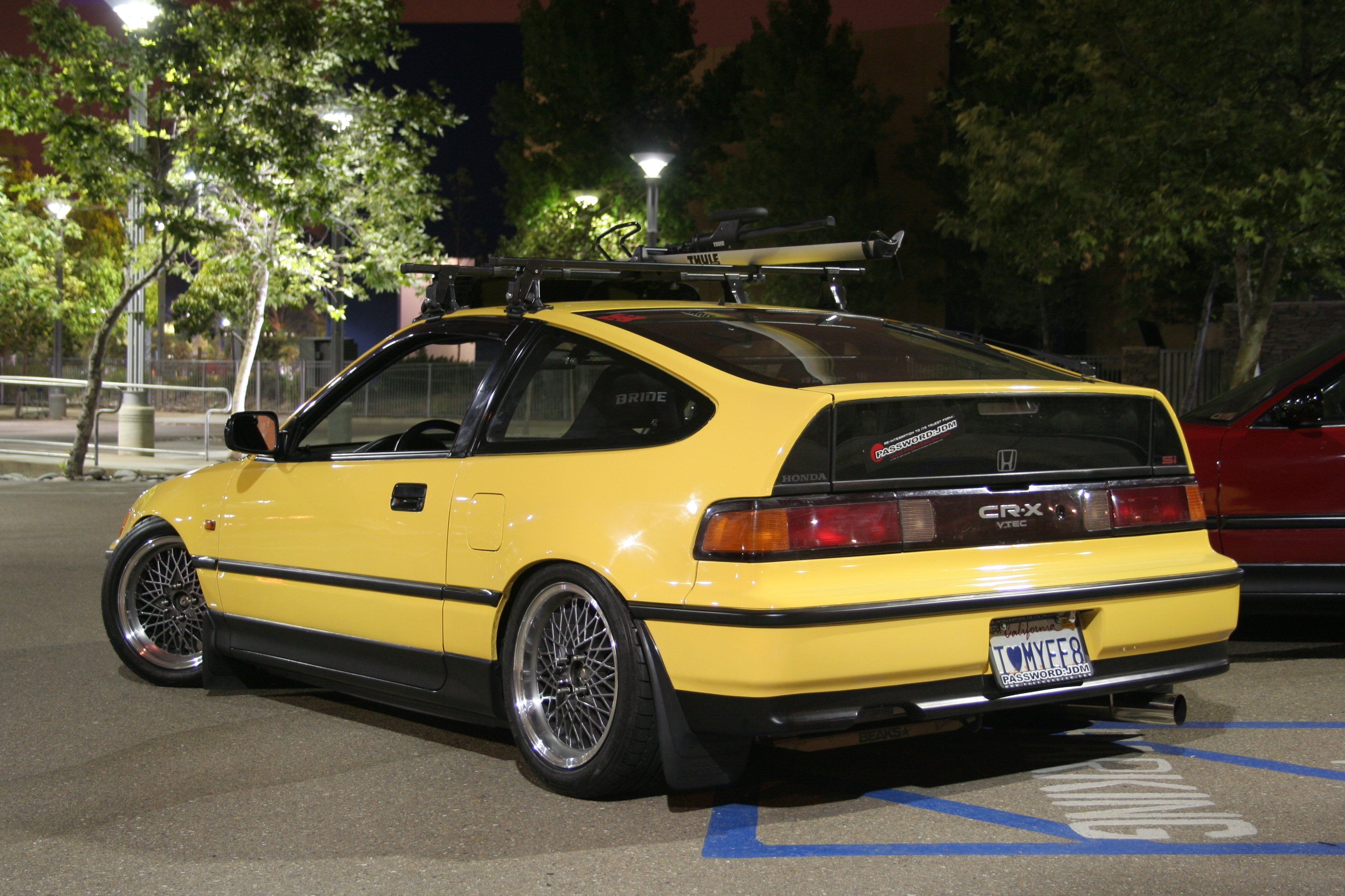 cars, 2K, honda crx, coupe, japan, tuning, HD Wallpaper