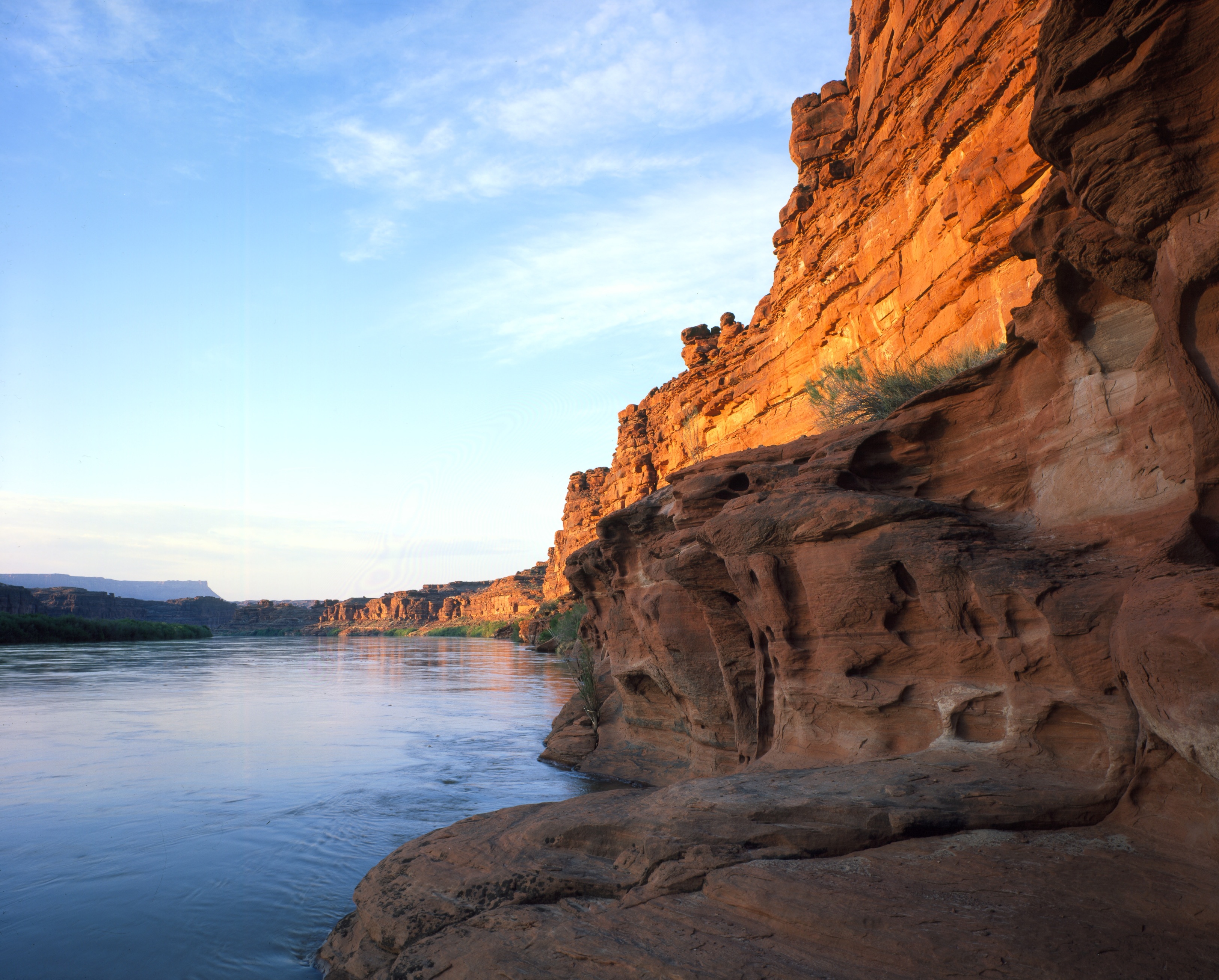 rock formation, arid climate, sky, usa, sandstone, colorado river, tourism, cliff, sea, rock - object, west, eroded, 2K, beauty in nature, scenics - nature, HD Wallpaper