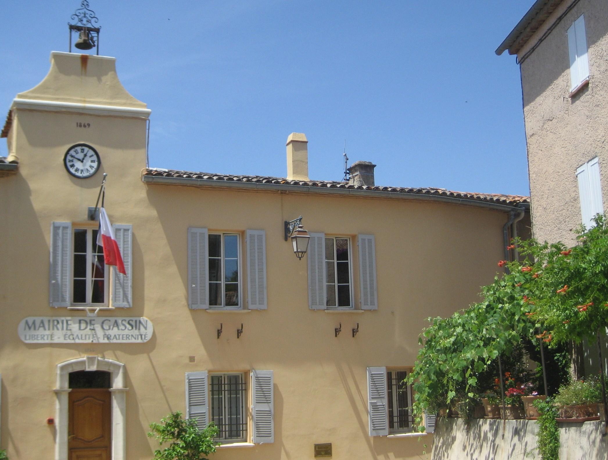 architecture, houses, gassin, france, townhall, building, 1080P, nature and landscapes, HD Wallpaper