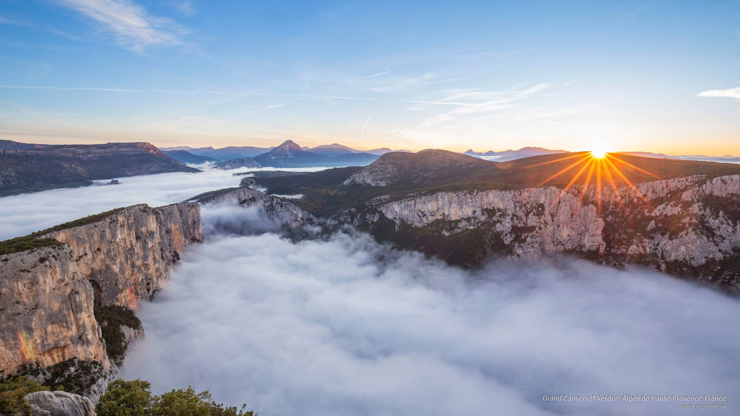 grand, provence, canyon, alpes, de, france, haute, Nature, 2K, verdon, HD Wallpaper