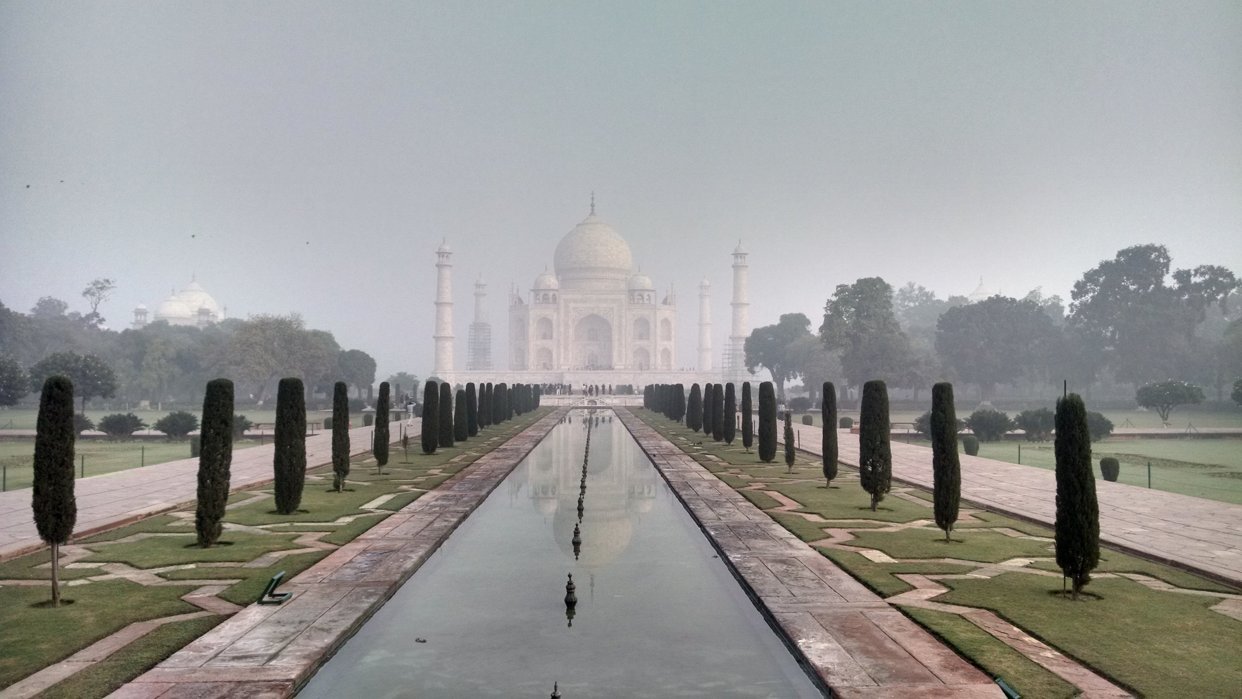 no people, outdoors, memorial, love, water, india, travel destinations, tajmahal, day, travel, nature, 4K, taj, building exterior, reflecting pool, architecture, HD Wallpaper