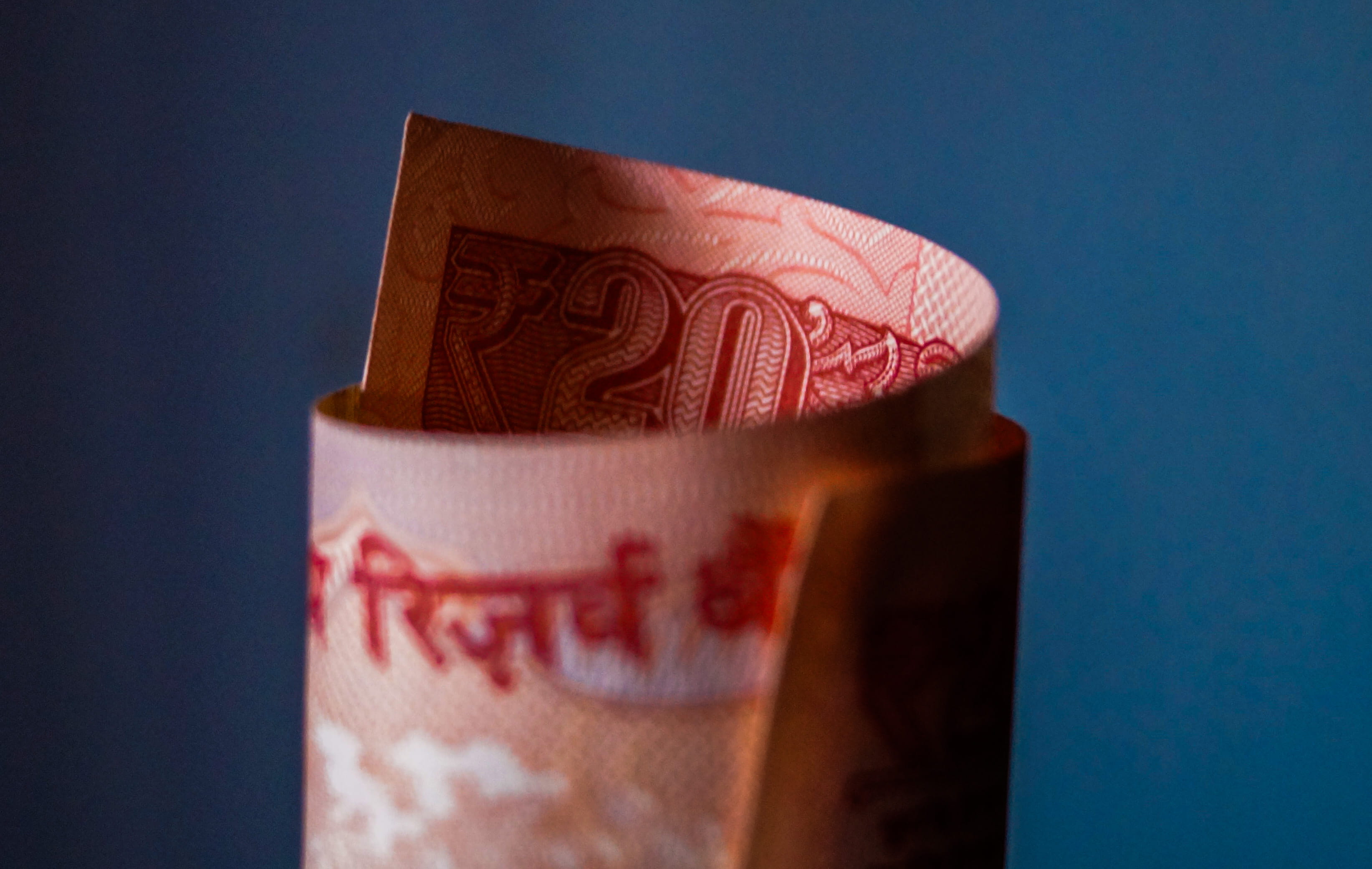 twenty, wealth, blue background, savings, deodorant, lucknow, blur, global business, economy, red, indoors, ishant, investment, background, close-up, india, HD Wallpaper