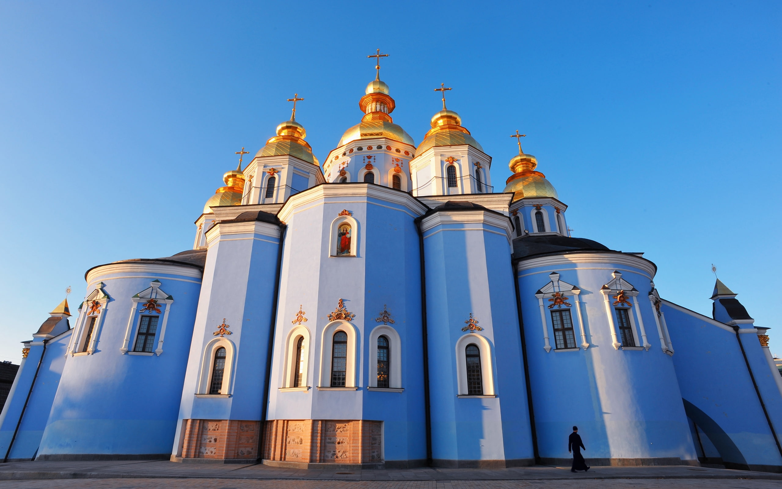 s, europe, monastery, 2K, golden, ukraine, kiev, domed, michael, eastern, st, HD Wallpaper