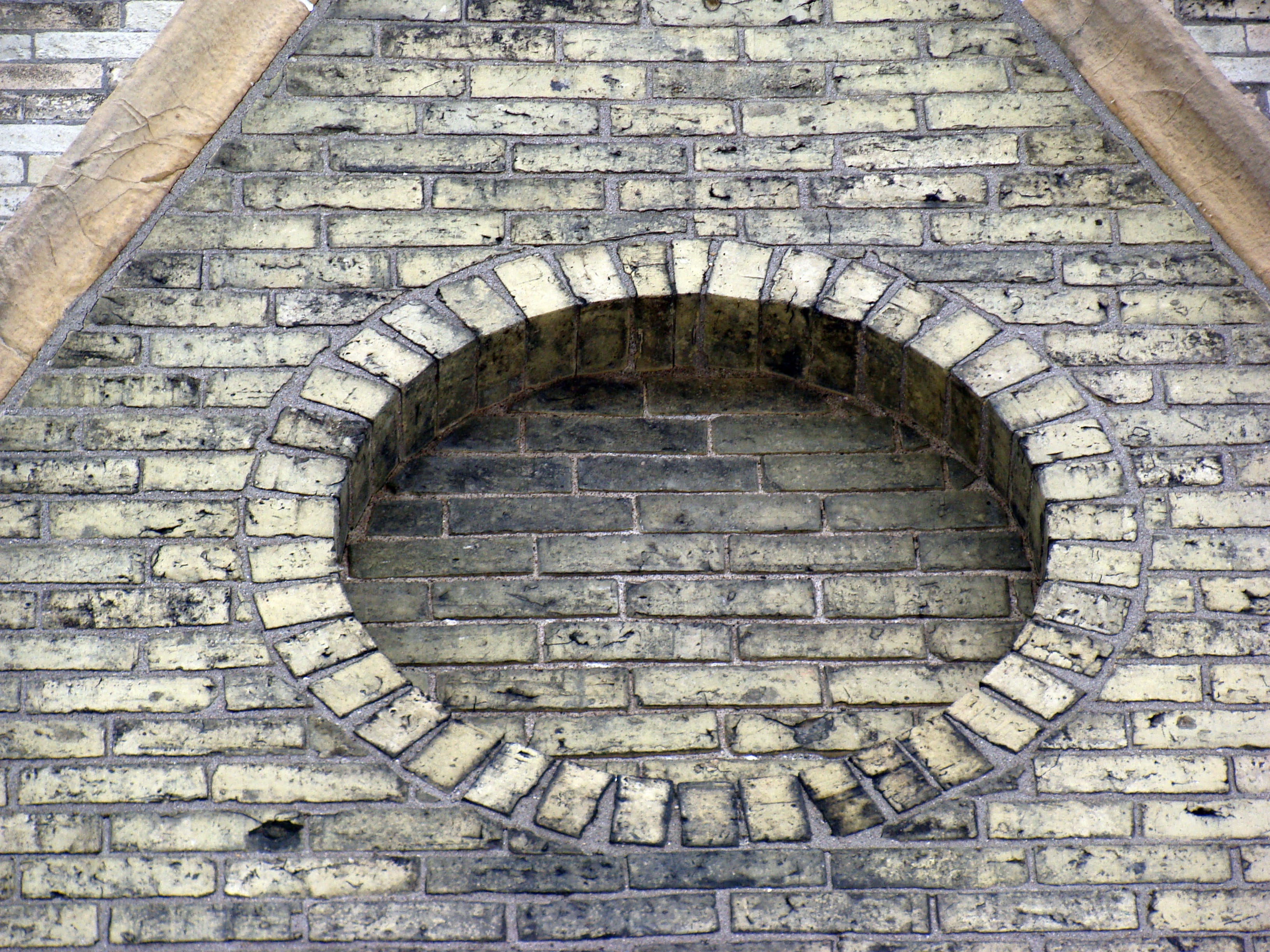 Brick, architecture design, wall, the past, Circle, stone wall, 2K, day, arch, aged, city, stone Material, wall - building feature, history, building, HD Wallpaper