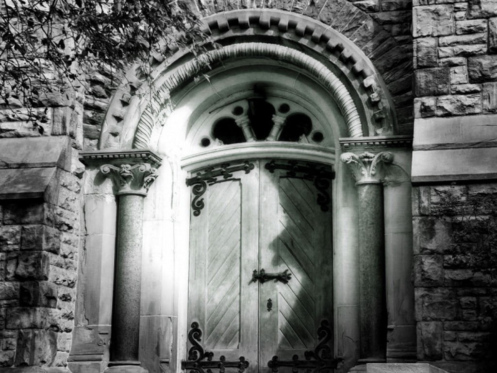 Old, 480P, arch, Church, other, doors, architecture, art, hd, HD Wallpaper