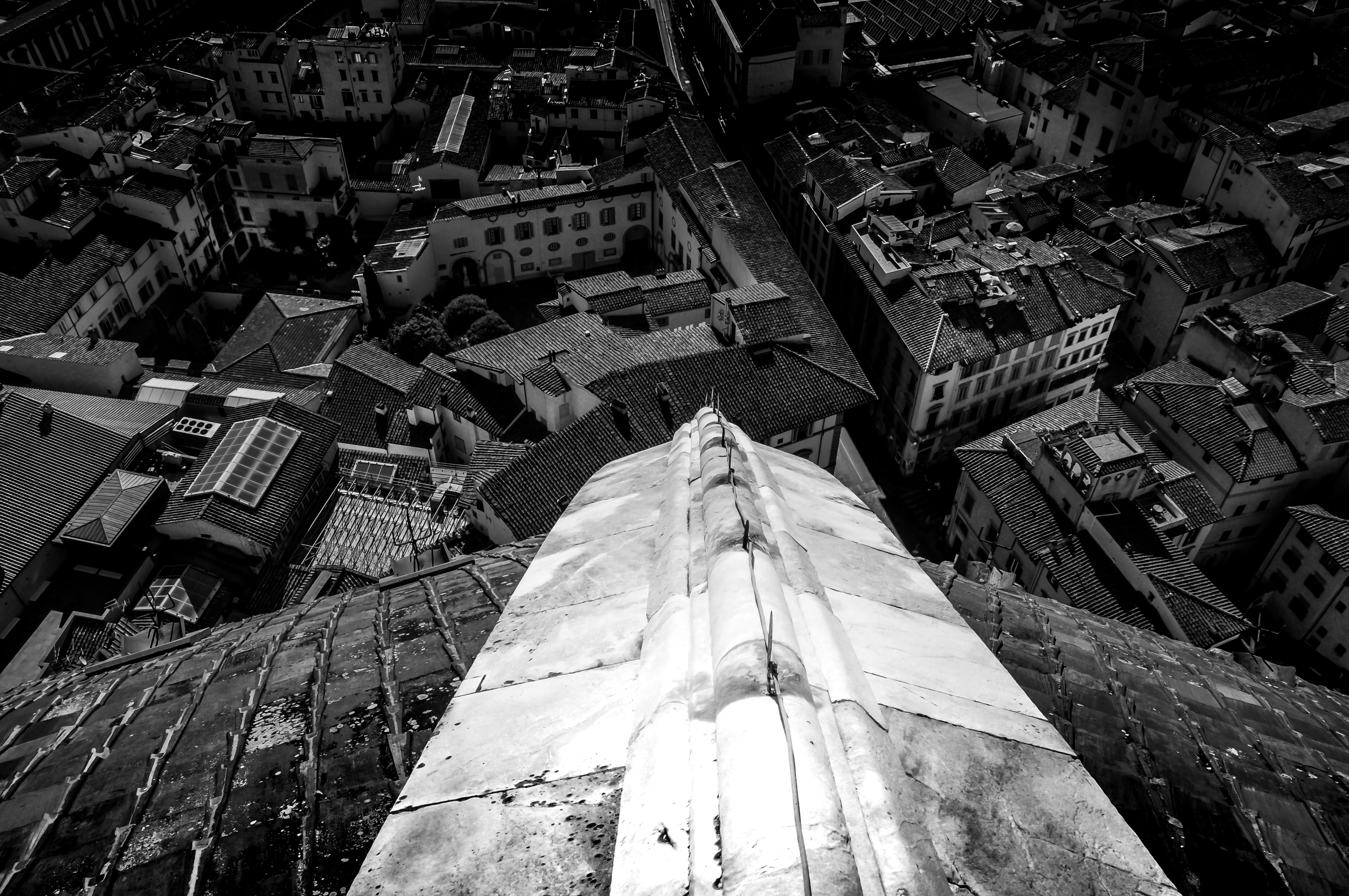 dome, italy, flocence, belief, history, architecture, the past, firenze, abyss, low angle view, brunelleschis dome of florence, residential district, assassins creed, HD Wallpaper