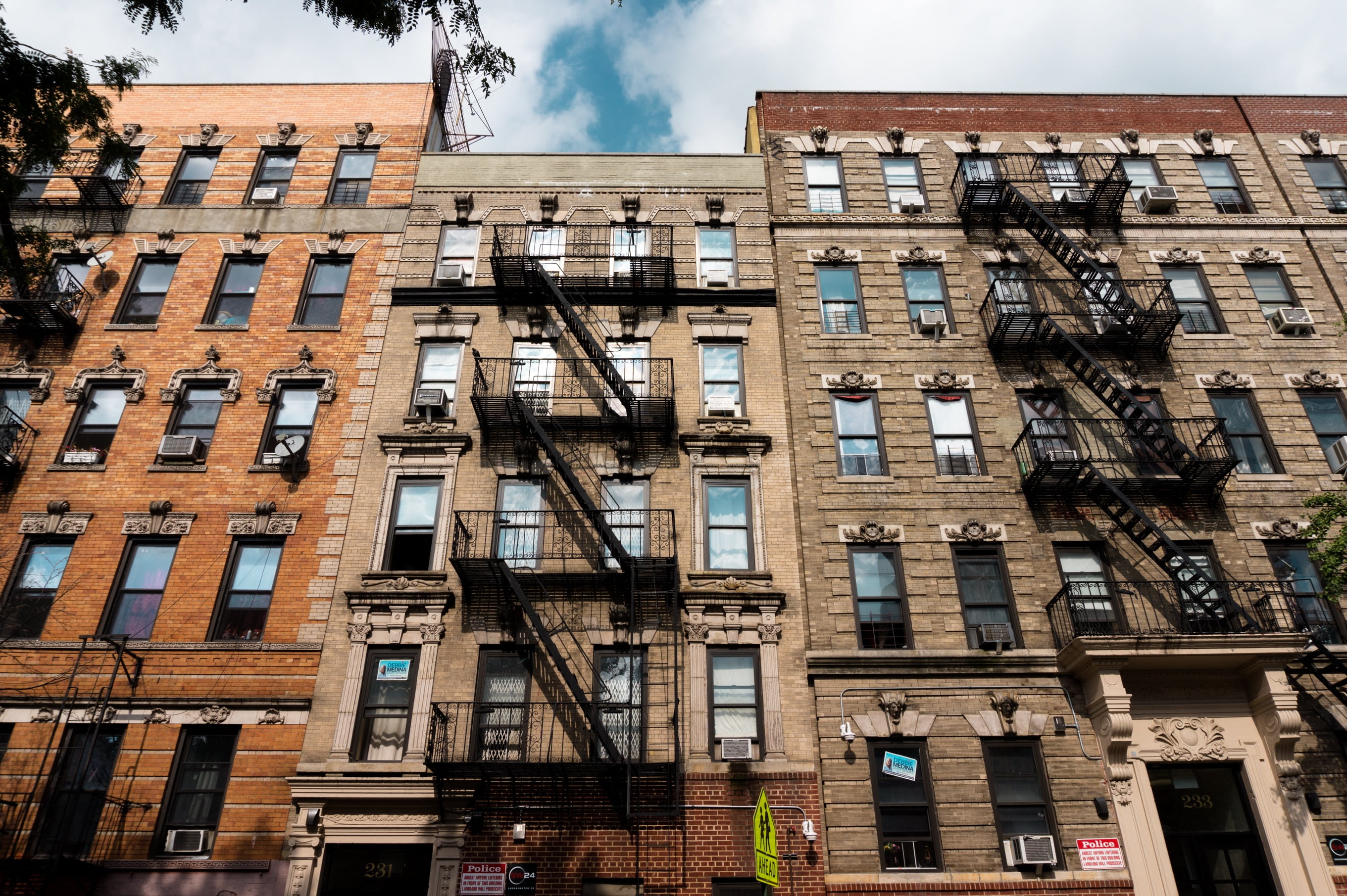 apartment, white, architecture, outdoors, high, story, infrastructure, no people, day, glass, old, tree, concrete, low angle view, building, multi, cloud - sky, HD Wallpaper