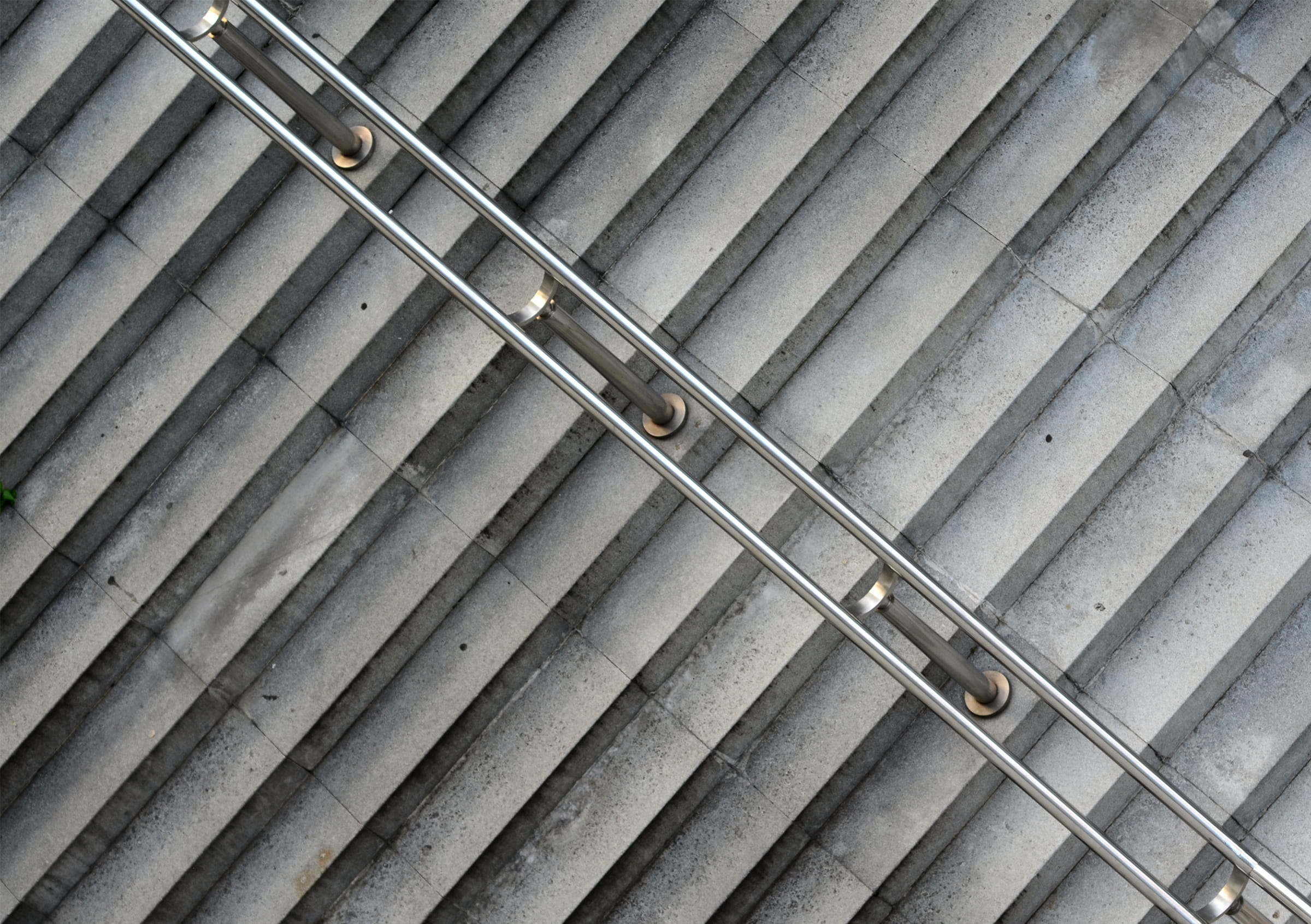 metal, backgrounds, music, concrete, built structure, diagonal lines, shades of grey, staircase, geometry, pattern, full frame, high angle view, arts culture and entertainment, HD Wallpaper