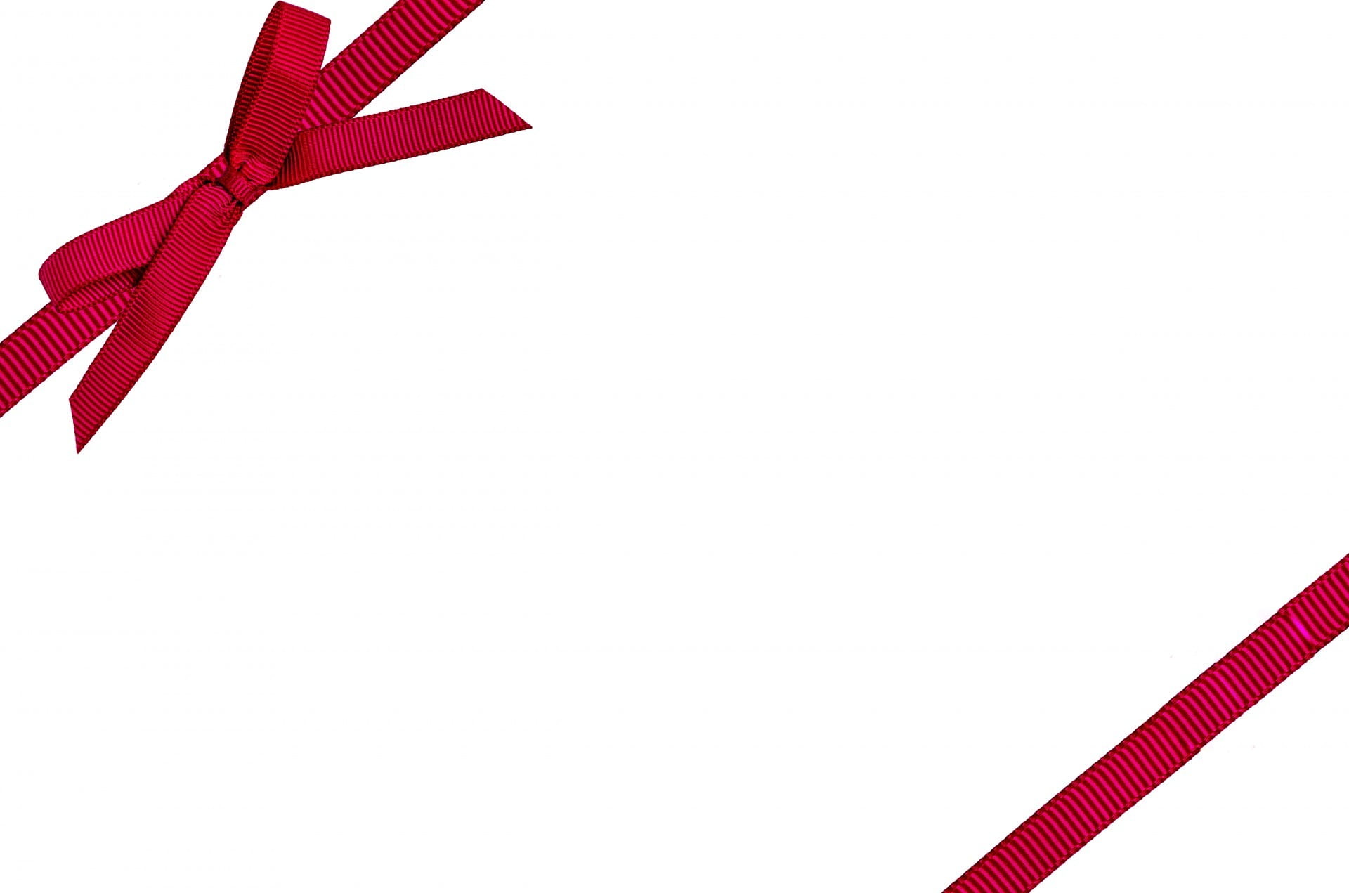 close-up, metal, single object, still, white, ribbon, day, copy space, packaging, creativity, red, holiday, 1080P, decoration, accent, made, cut out, bow, HD Wallpaper