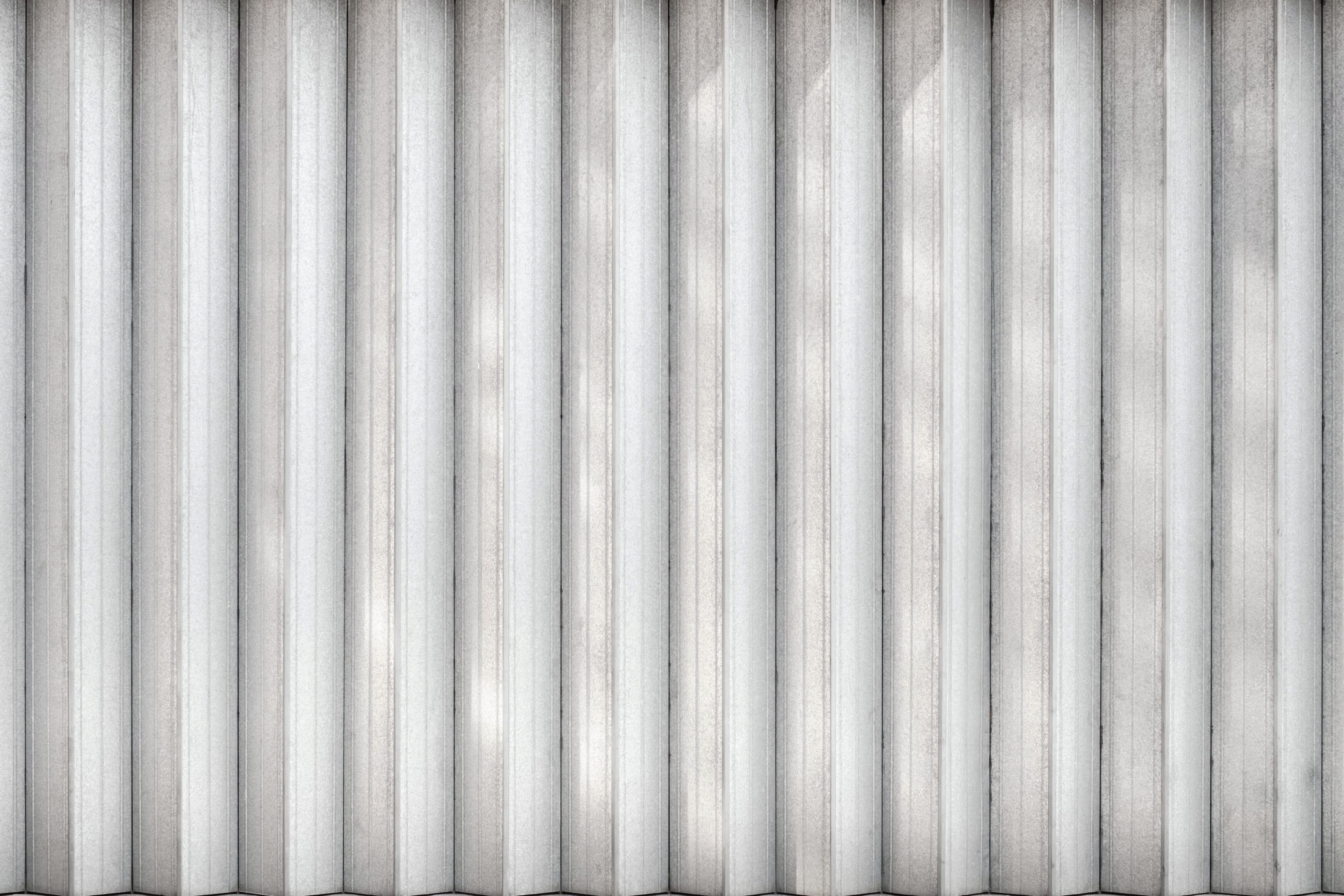 steel, line, aluminum, flat, wall - Building Feature, gray, metallic, geometric, zinc, texture, metal door, close-up, white, wall, accordion, 4K, material, HD Wallpaper