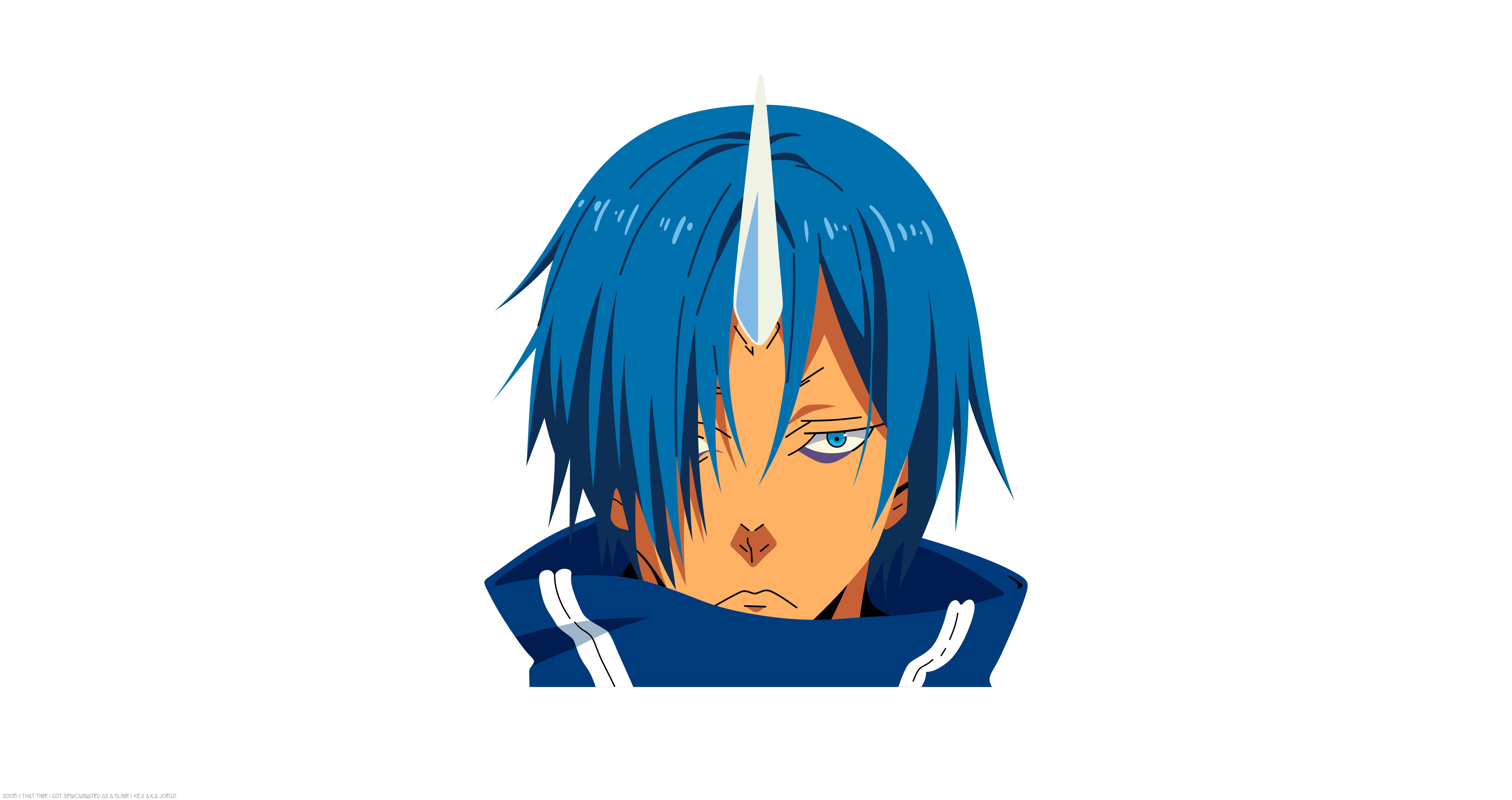 Minimalist, Face, Boy, Souei (That Time I Got Reincarnated as a Slime), That Time I Got Reincarnated as a Slime, Anime, 8K, HD Wallpaper