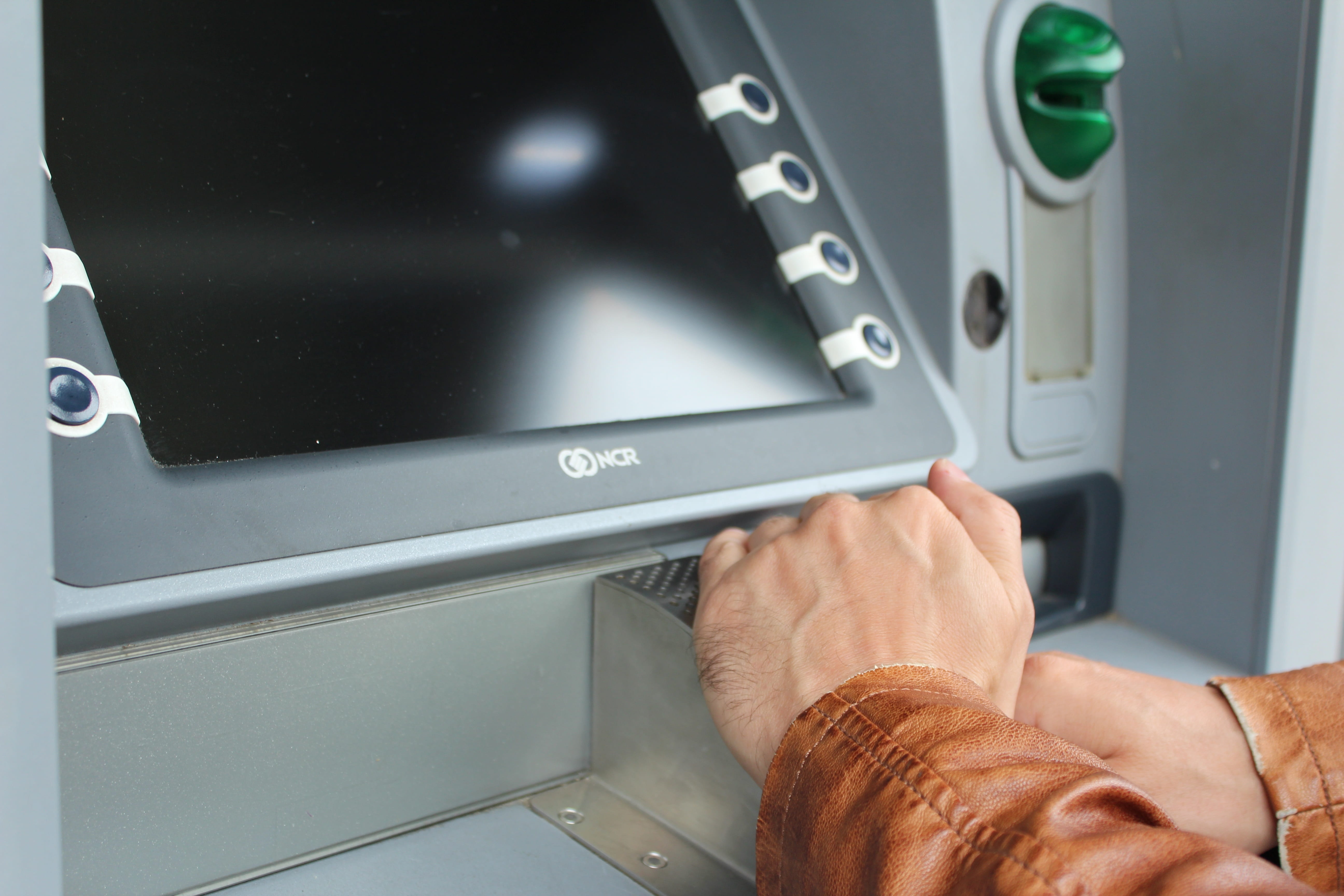 number field, convenience, body part, human body part, real people, machine, gray, hand, withdraw cash, close-up, communication, holding, high angle view, HD Wallpaper