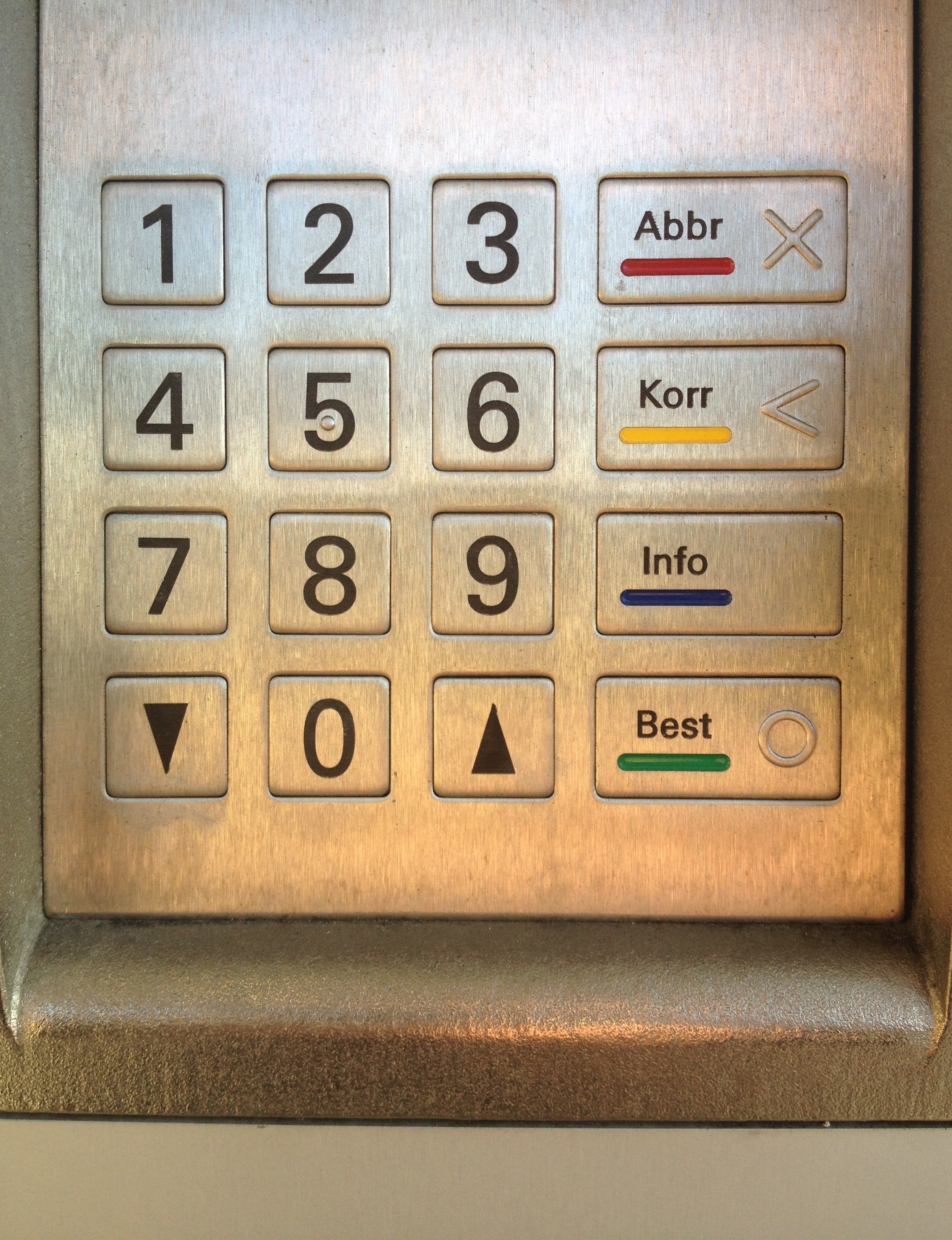 atm, close-up, pin input, capital letter, ec terminal, ec cards, text, sign, convenience, choice, pin, elevator, keypad, metal, ec, technology, ec card, Phone HD Wallpaper