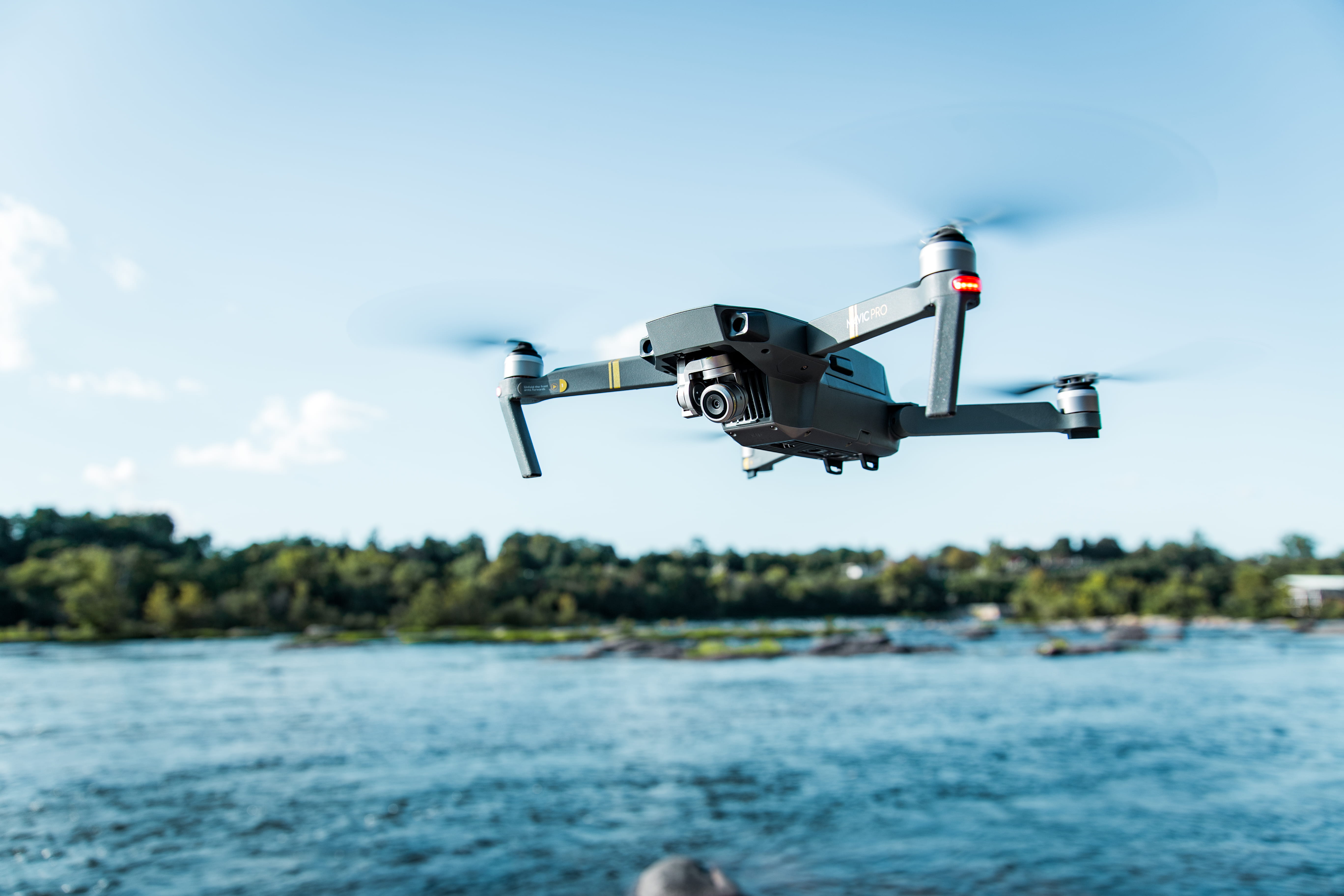 aerial, airplane, propeller, daytime, tree, outdoor, drone, aerospace industry, technology, near, day, video, 5K, river, helicopter, mode of transportation, HD Wallpaper