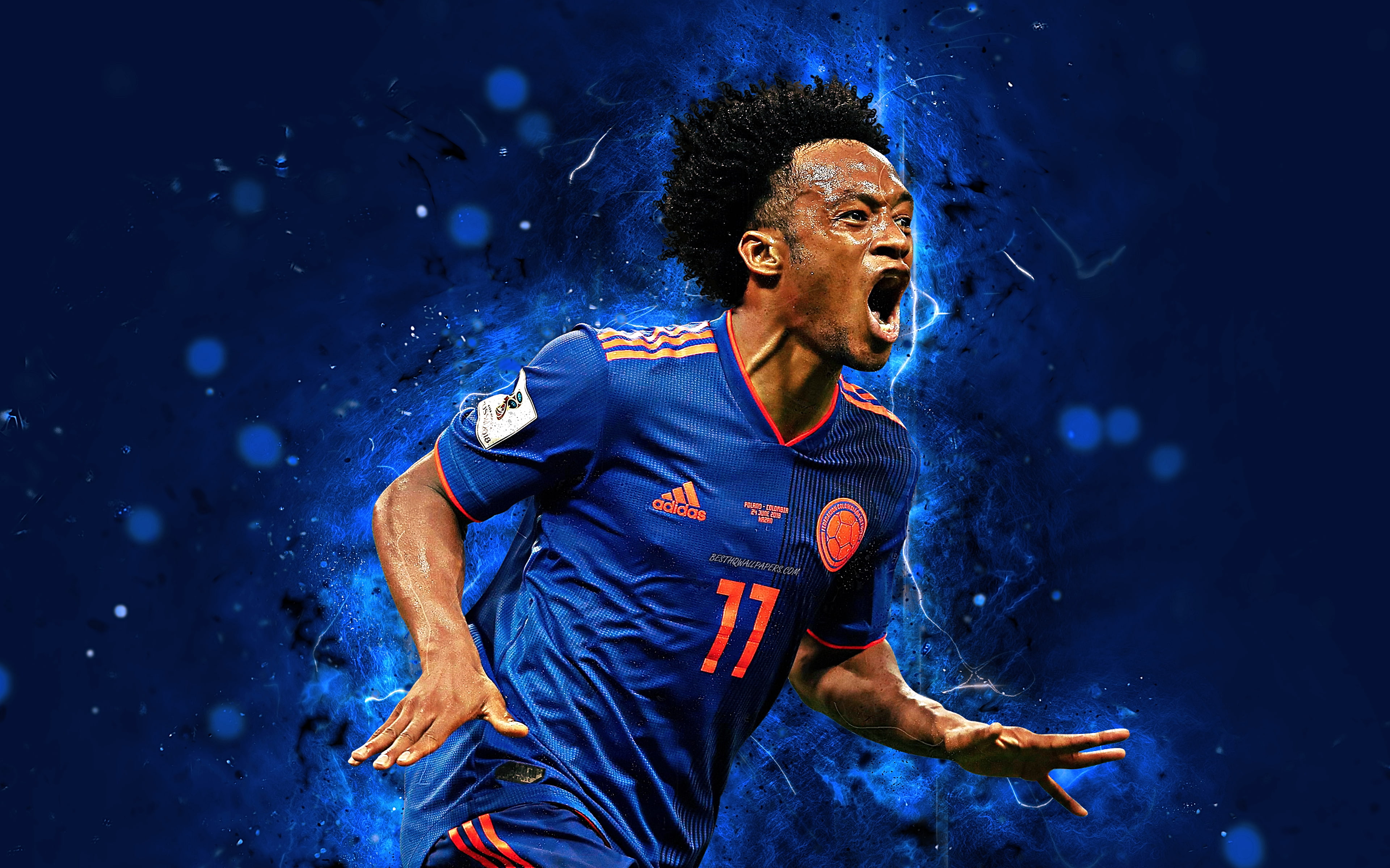 4K, Soccer, Juan Cuadrado, Juventus F.C., Colombian, HD Wallpaper