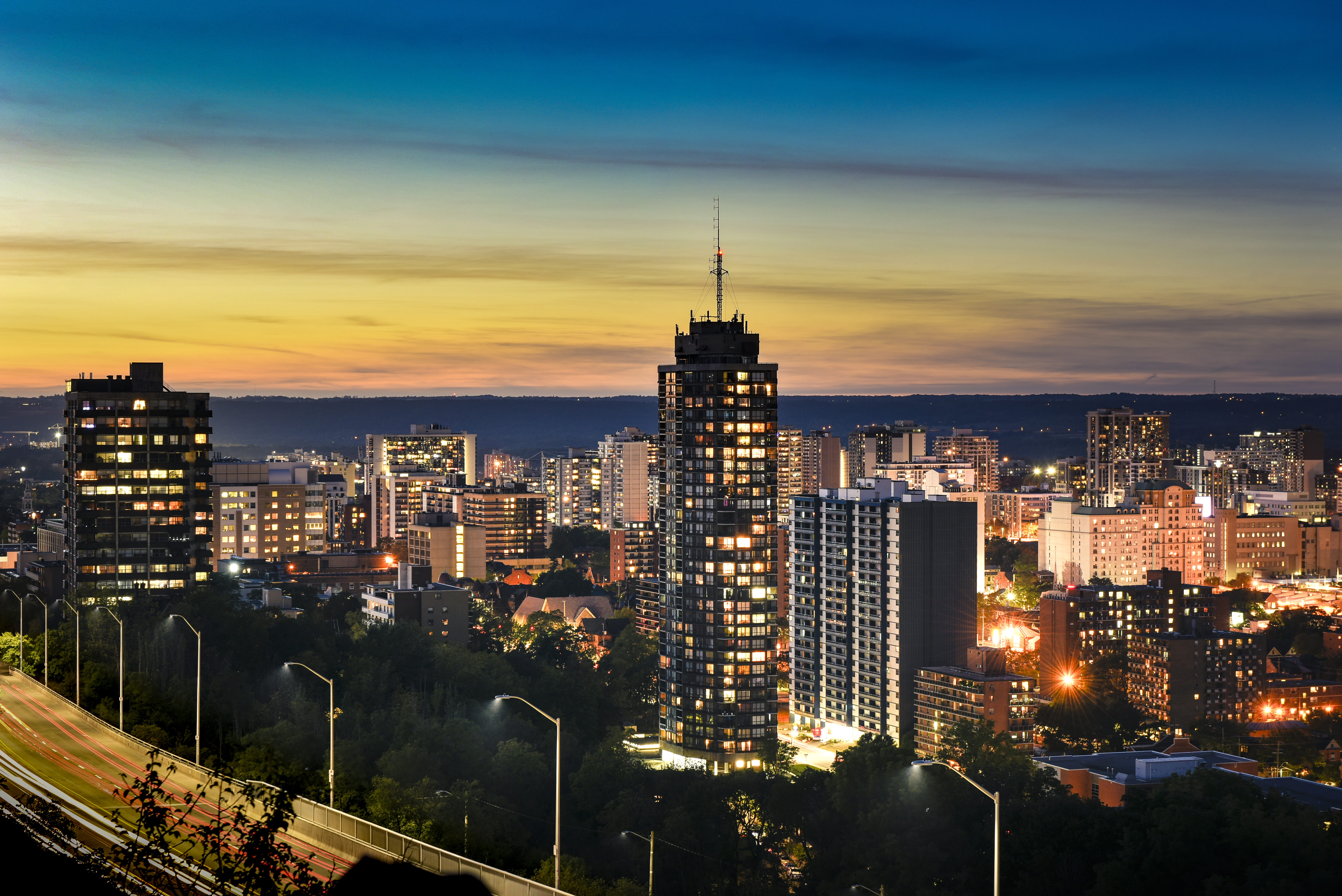 buildings, streetlamp, tower, aerial, urban Skyline, street, asia, 5K, city Life, twilight, colour, scenics, panoramic, illuminated, travel, urban Scene, HD Wallpaper