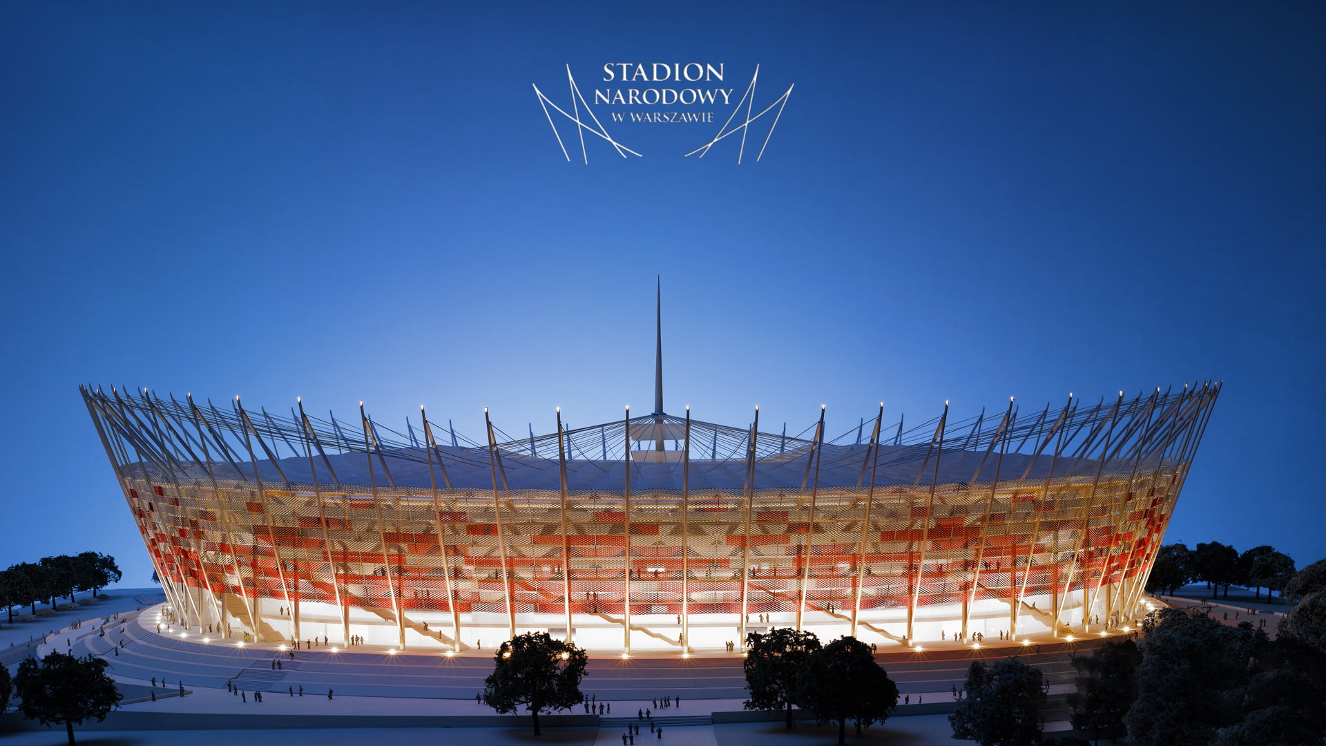 warsaw, football, euro, stadium, 1080P, HD Wallpaper