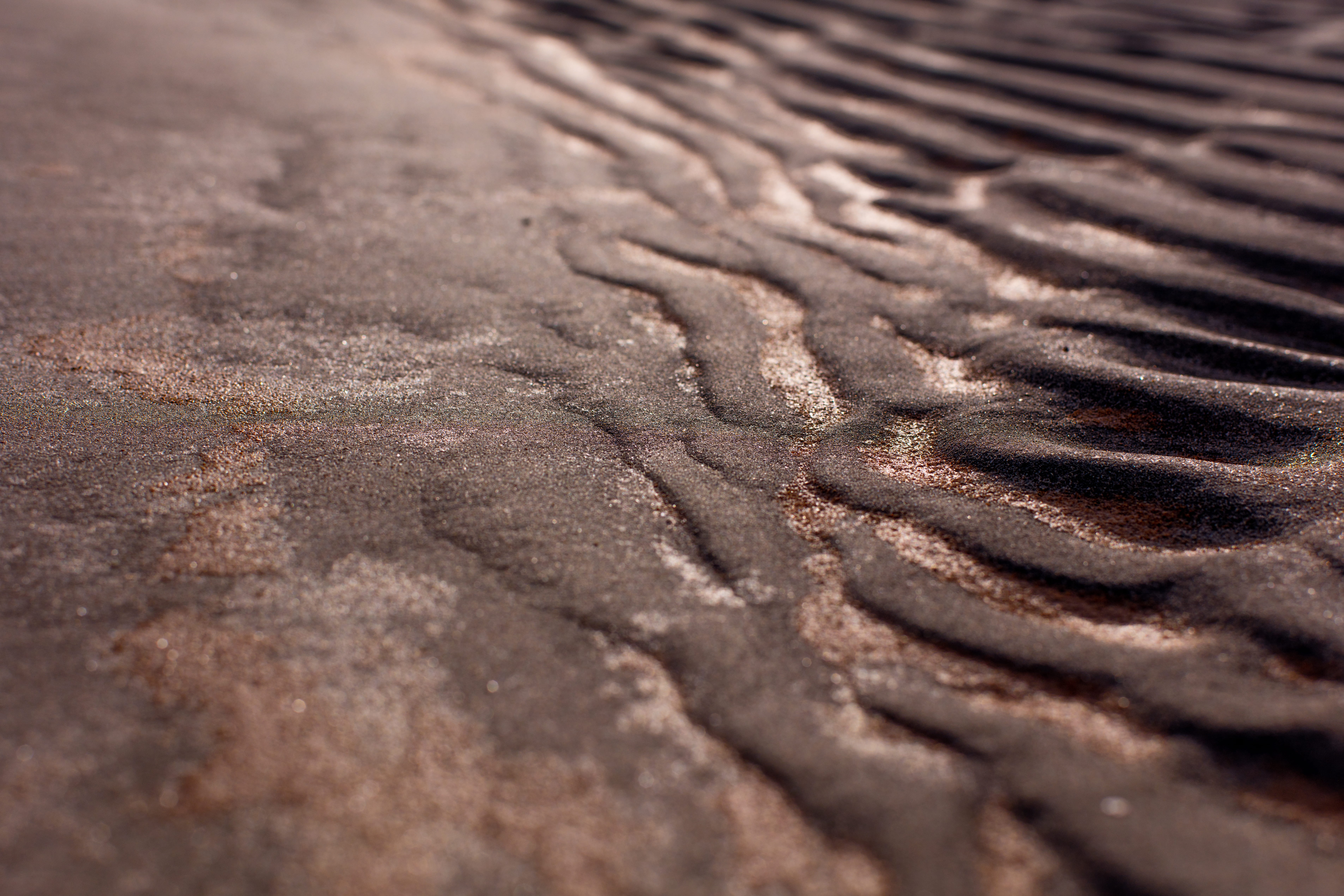 tranquility, sand, tire, day, patrick hendry, close-up, landscape, pattern, land, background, 5K, metal, textured, texture, grassland, dune, path, no people, HD Wallpaper