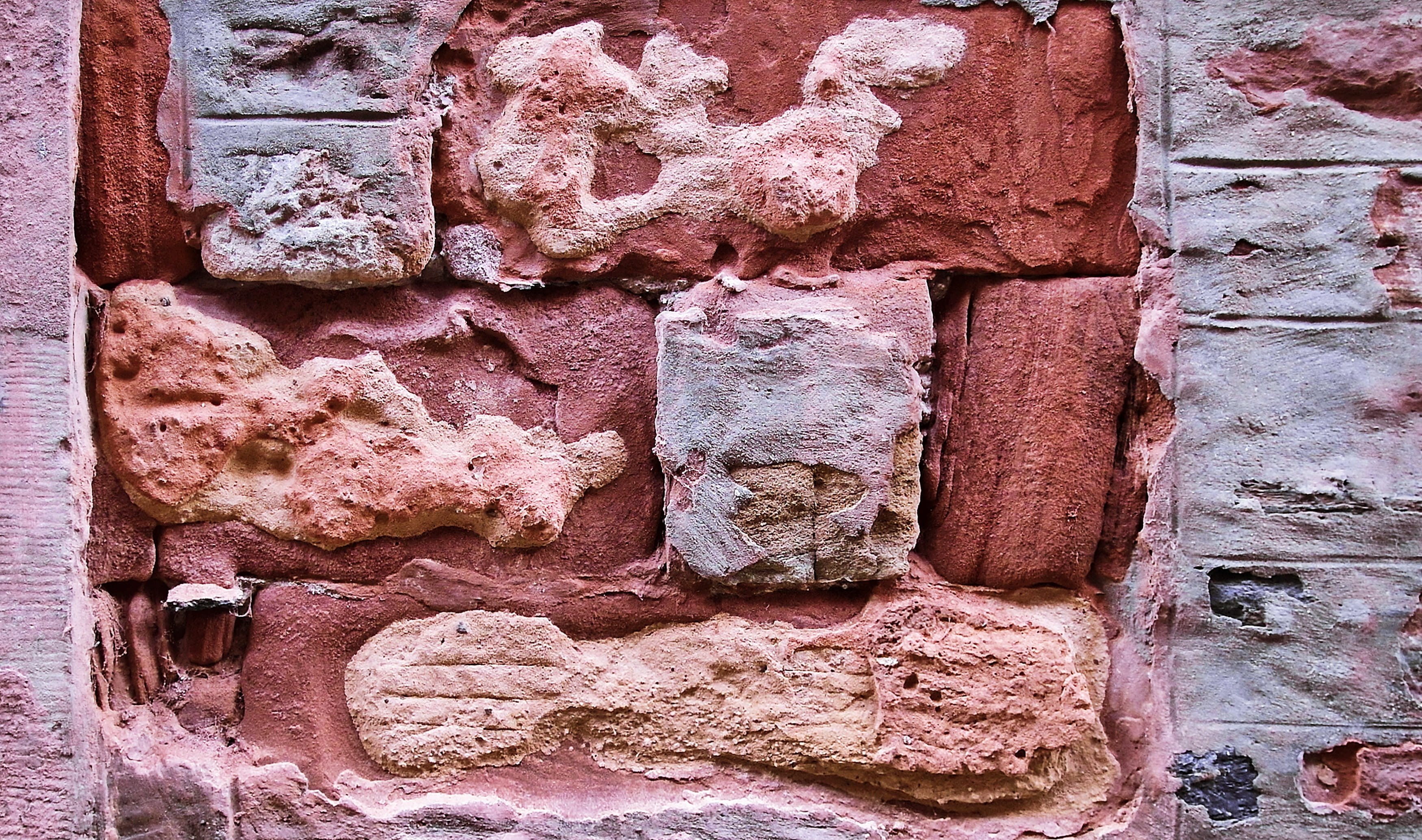 solid, walkway, pattern, history, outdoors, wall - building feature, rough, pavement, deterioration, flagstone, ruins, brick, home decor, damaged, weathered, HD Wallpaper