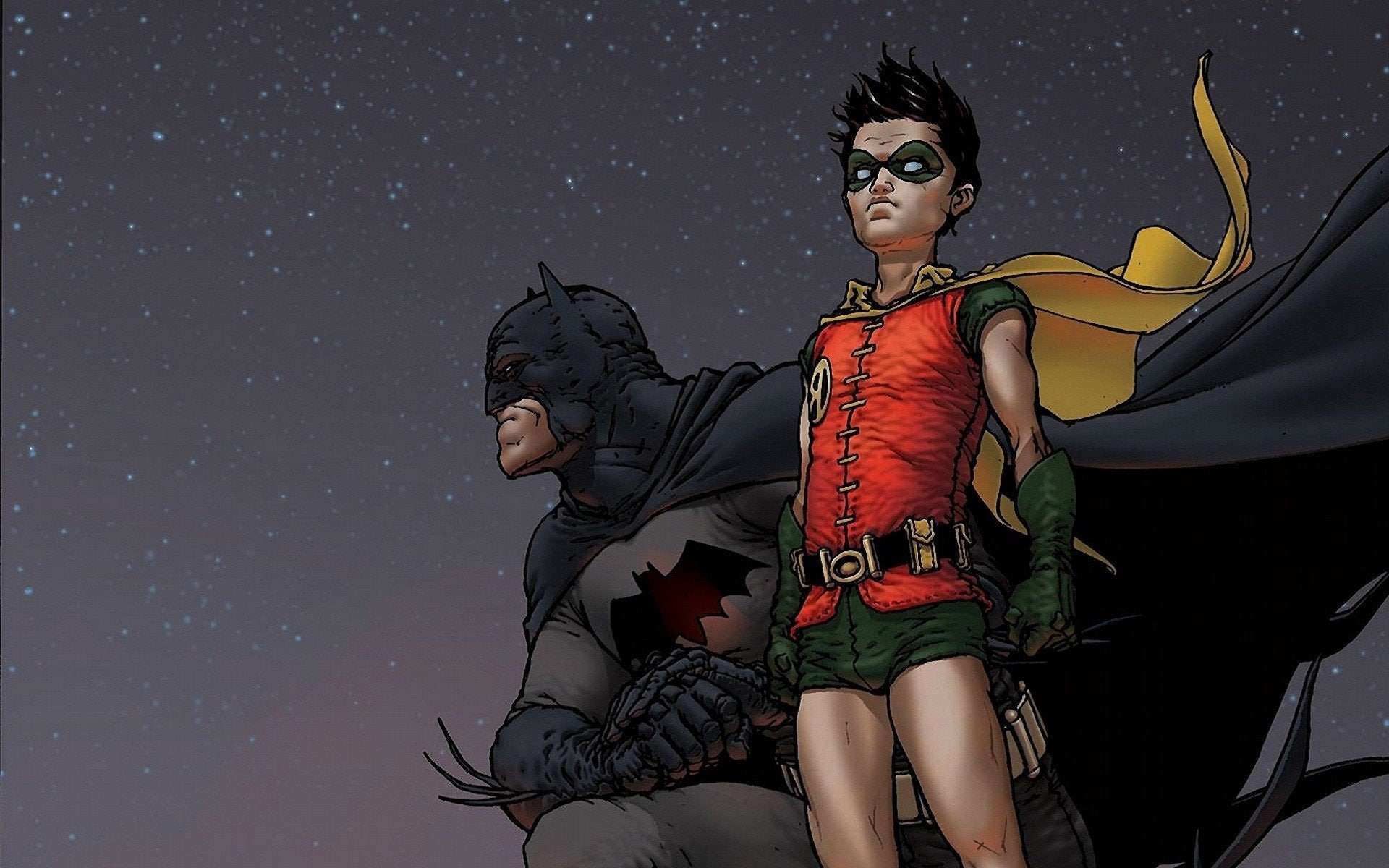 frank, comics, robin, 1080P, batman, quitely, HD Wallpaper