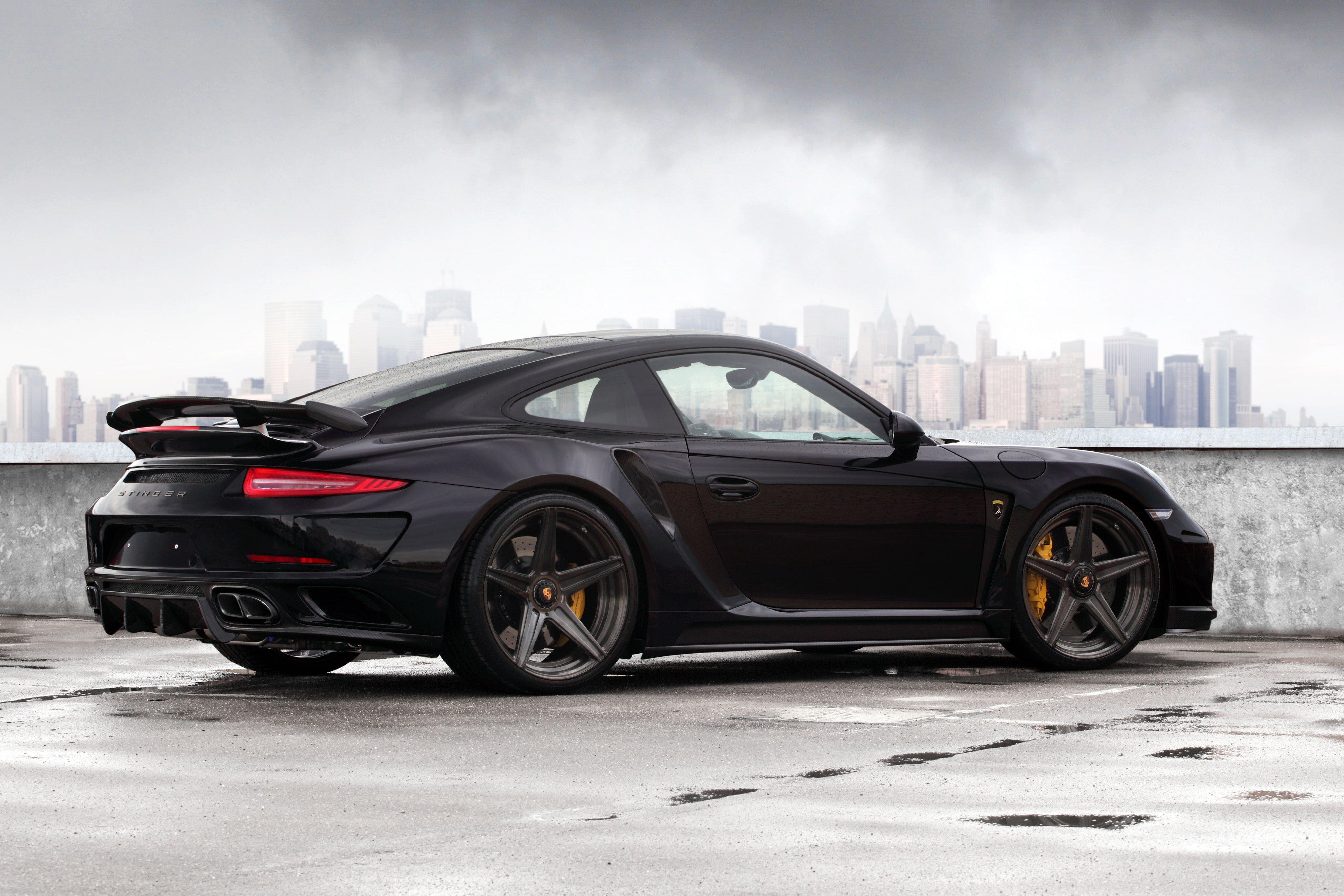 coupe, Ball Wed, Stinger, black, Turbo, 991, GTR, 4K, 2014, Porsche, Carrera, 911, HD Wallpaper
