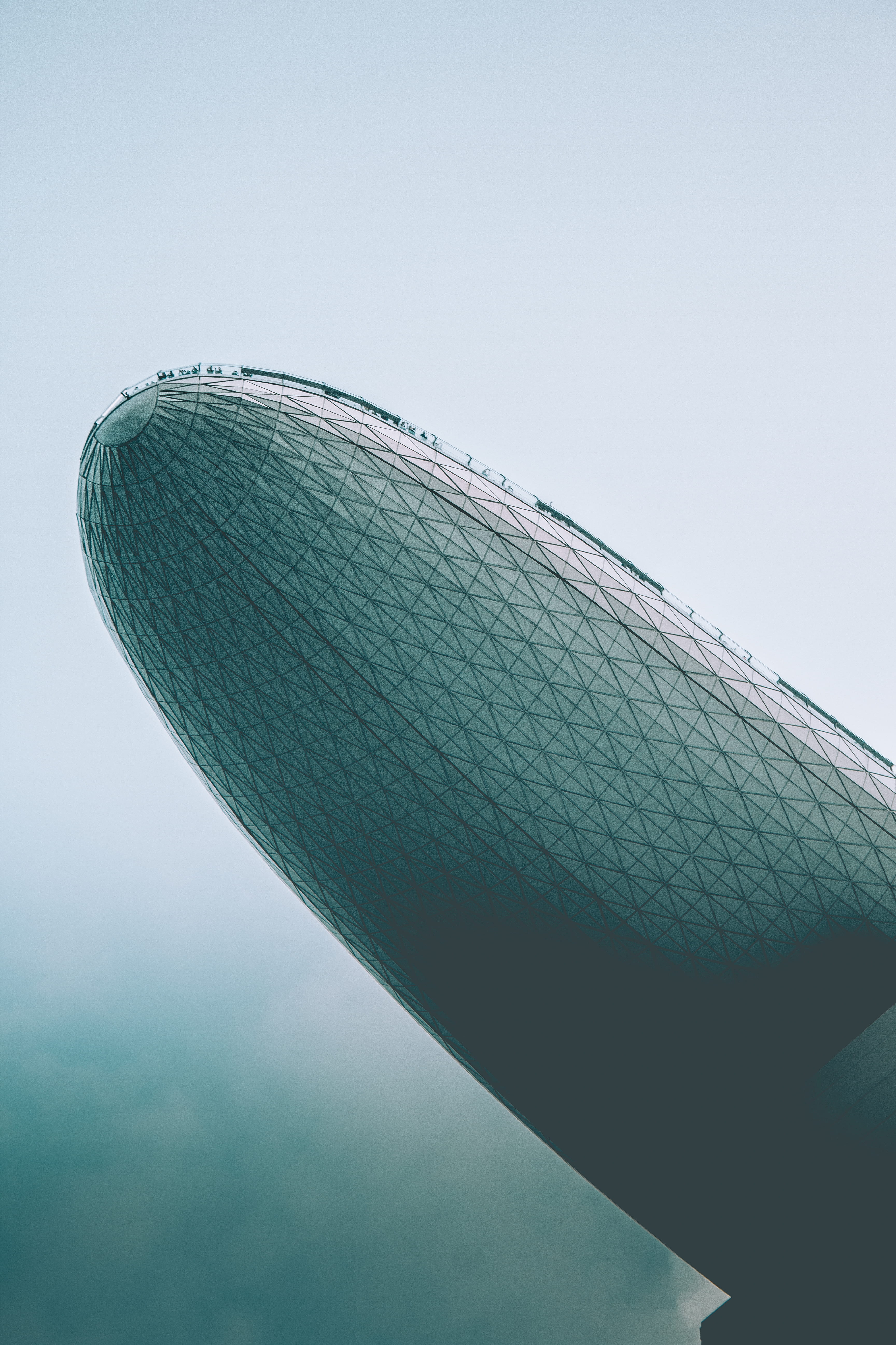 pattern, shade, shadow, travel destinations, sky, white, no people, futuristic, shape, 5K, nature, tall - high, day, daytime, building, copy space, modern, Phone HD Wallpaper