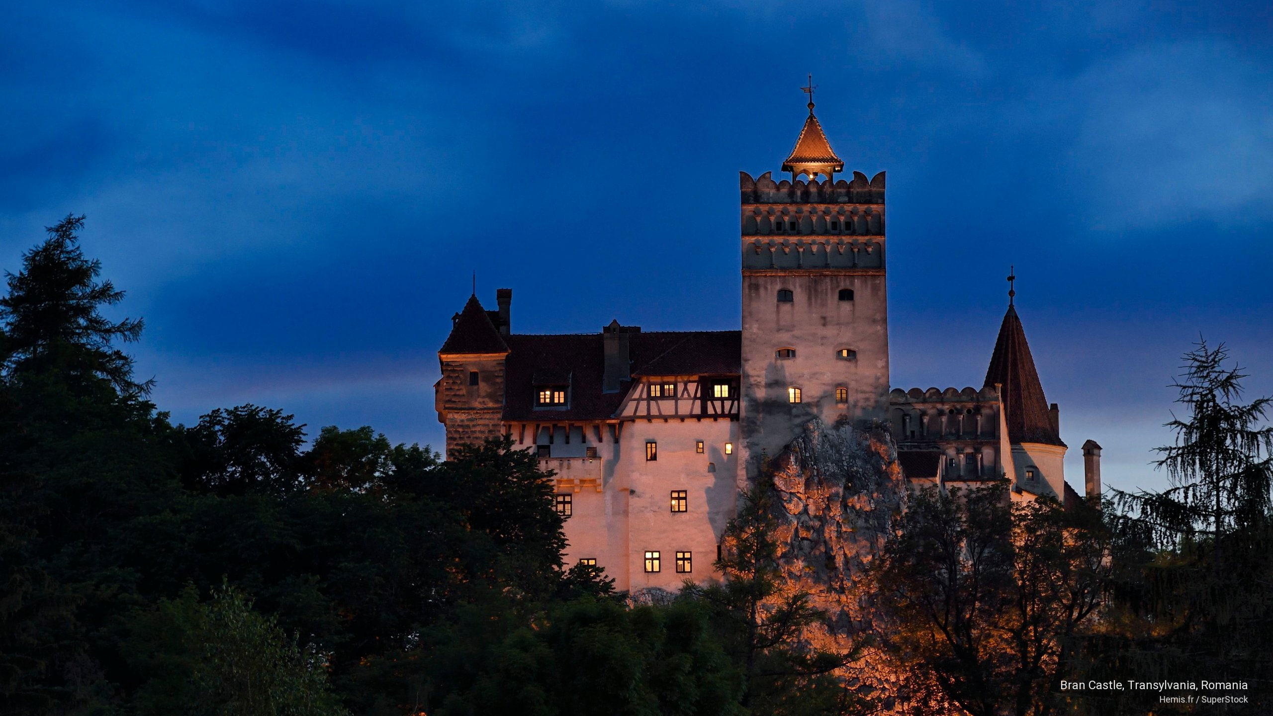 bran, 2K, Architecture, transylvania, romania, castle, HD Wallpaper
