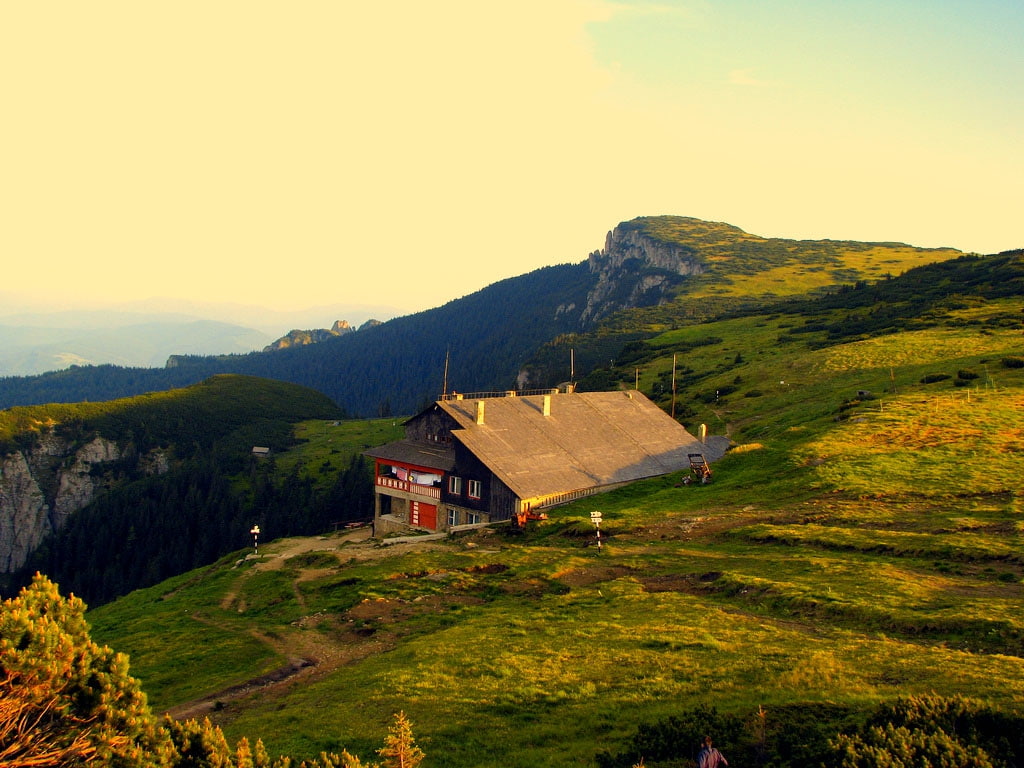 480P, art, Romania, nature, hd, ceahlau, Ceahlau mountains, mountains, HD Wallpaper