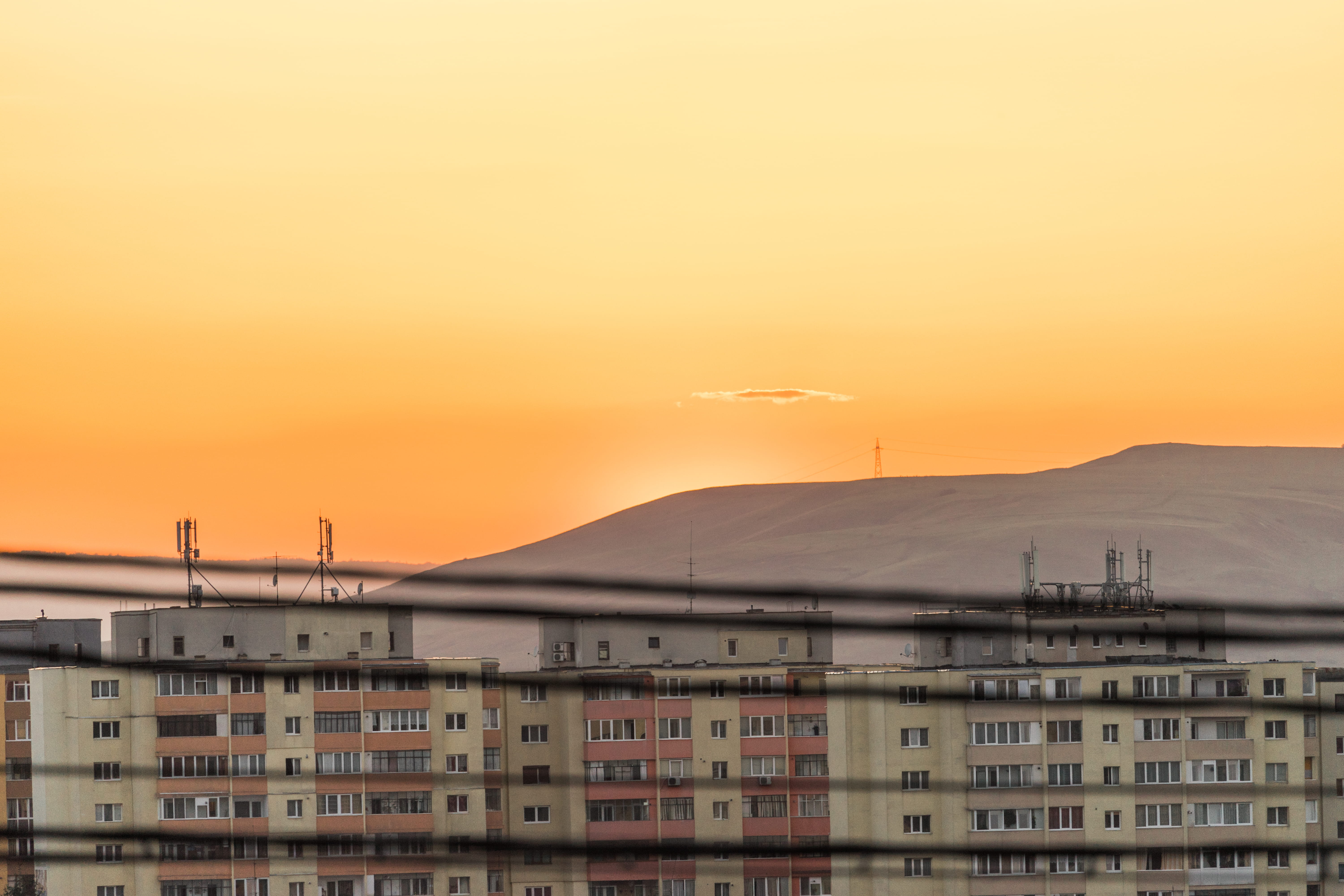 landscape, architecture, white, apartment, travel destinations, brown, high rise, concrete, urban, no people, industry, cluj-napoca, built structure, scenics - nature, HD Wallpaper