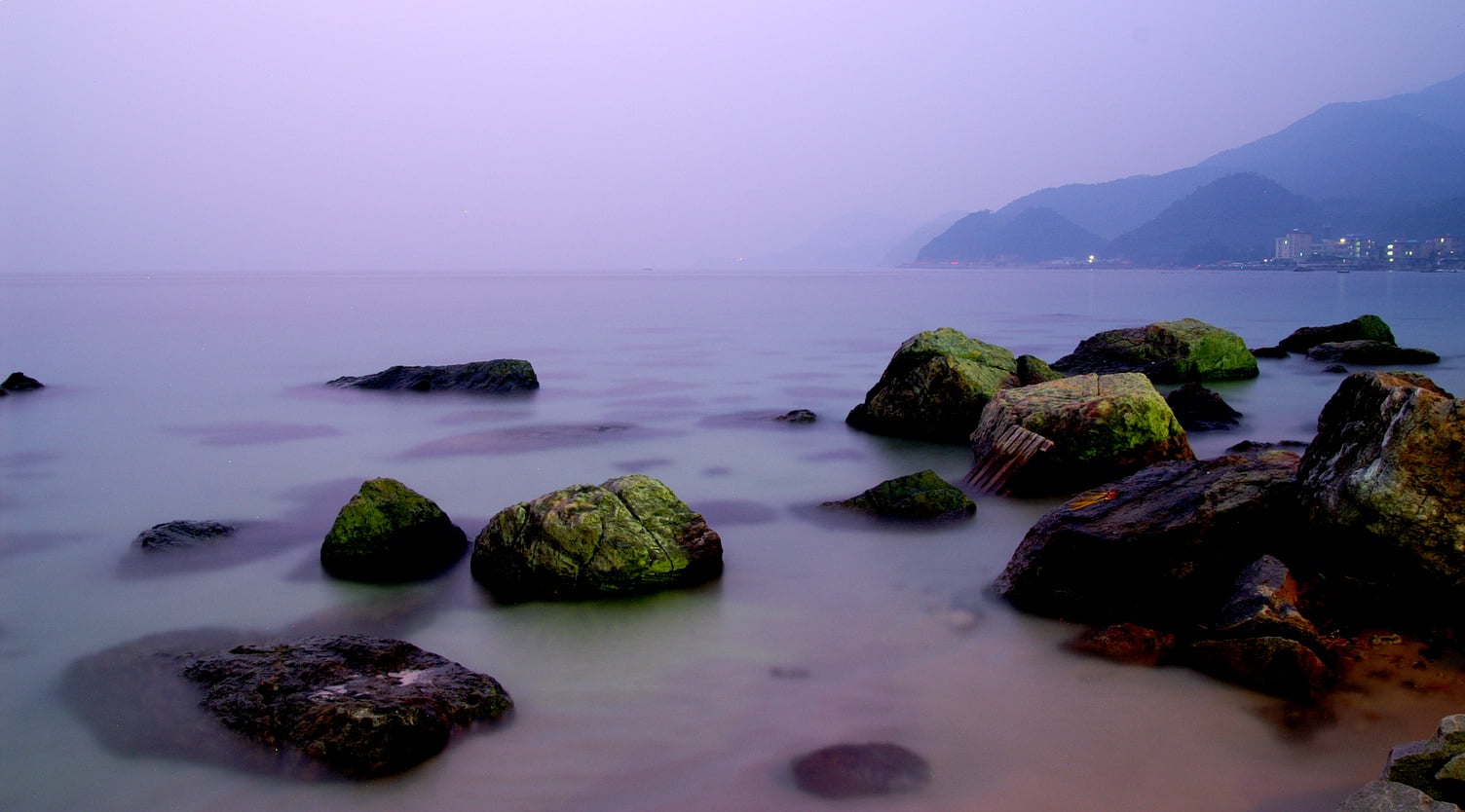 Search, large, beach, rocks, 720P, sea, QUALITY, rock - Object, Shenzhen, mountain, f25, landscape, surrounded, Guangdong, sunrise, coastline, water, morning, HD Wallpaper